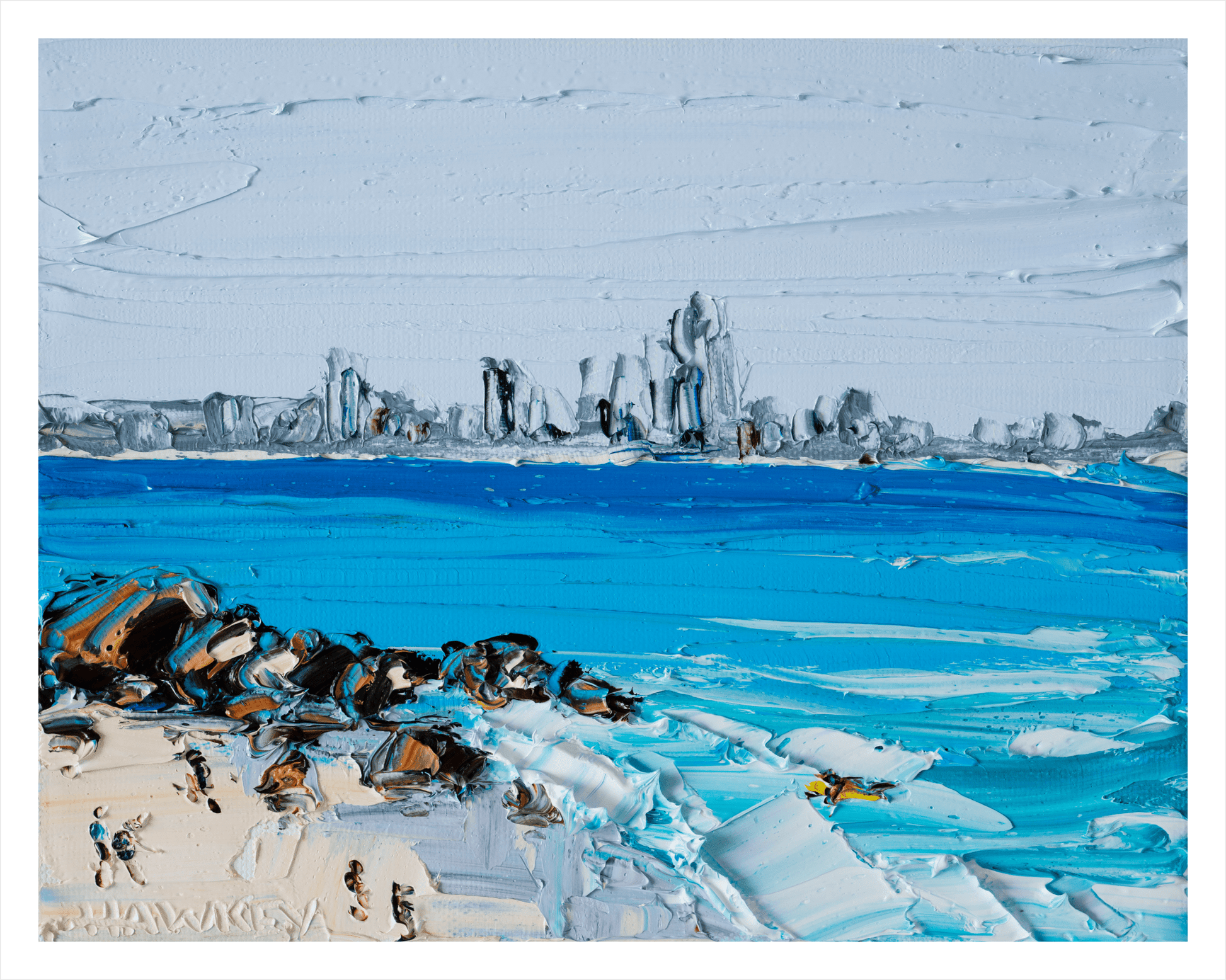 Burleigh View - Fine Art Print - Gold Coast Gallery Of ArtAngela Hawkey
