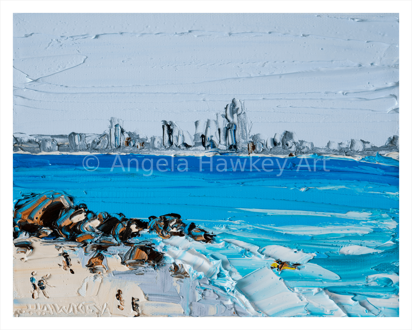 Burleigh View - Fine Art Print - Gold Coast Gallery Of ArtAngela Hawkey