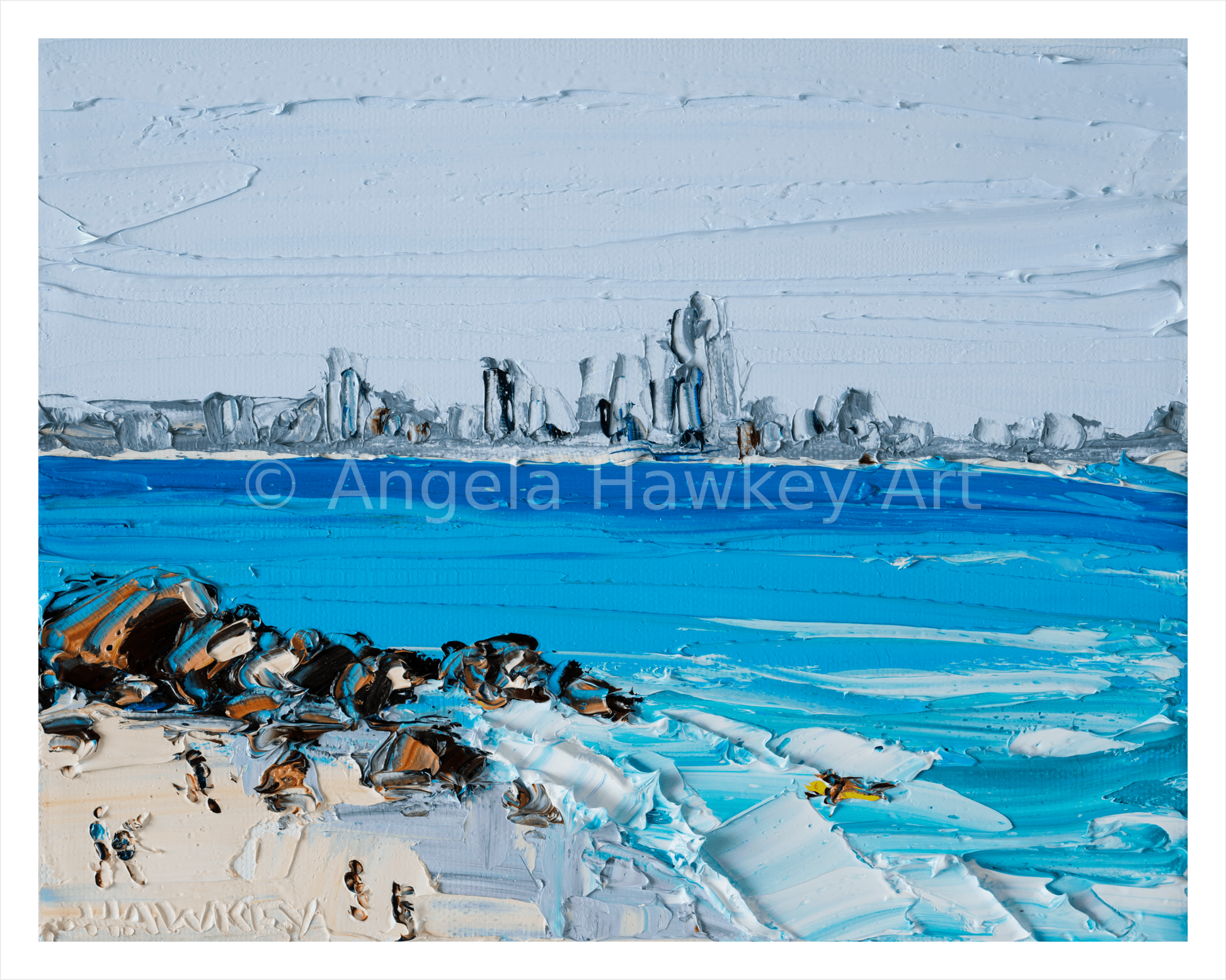 Burleigh View - Fine Art Print - Gold Coast Gallery Of ArtAngela Hawkey