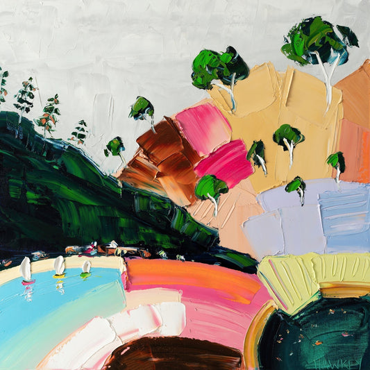 By The Bay - Fine Art Print - Gold Coast Gallery Of ArtAngela Hawkey