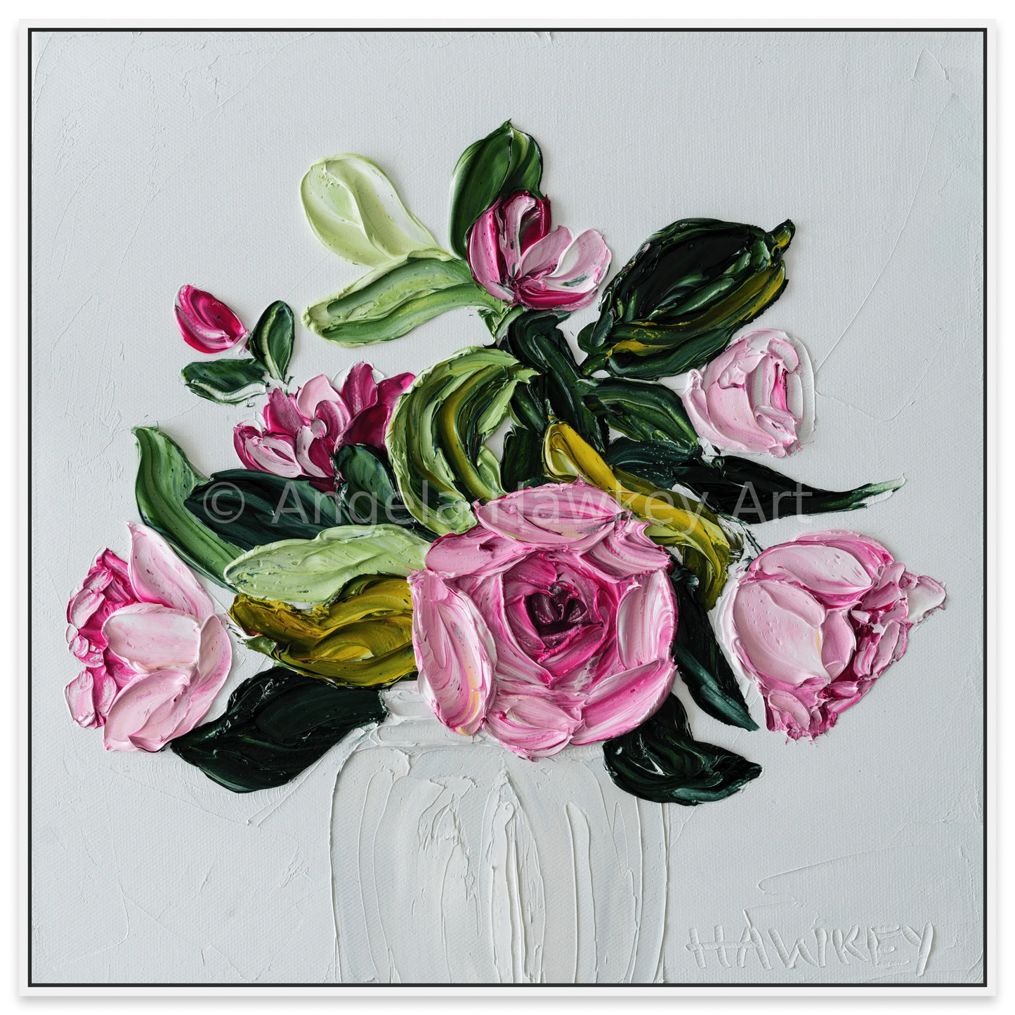 Cottage Garden Roses 5 - Fine Art Print - Gold Coast Gallery Of ArtAngela Hawkey