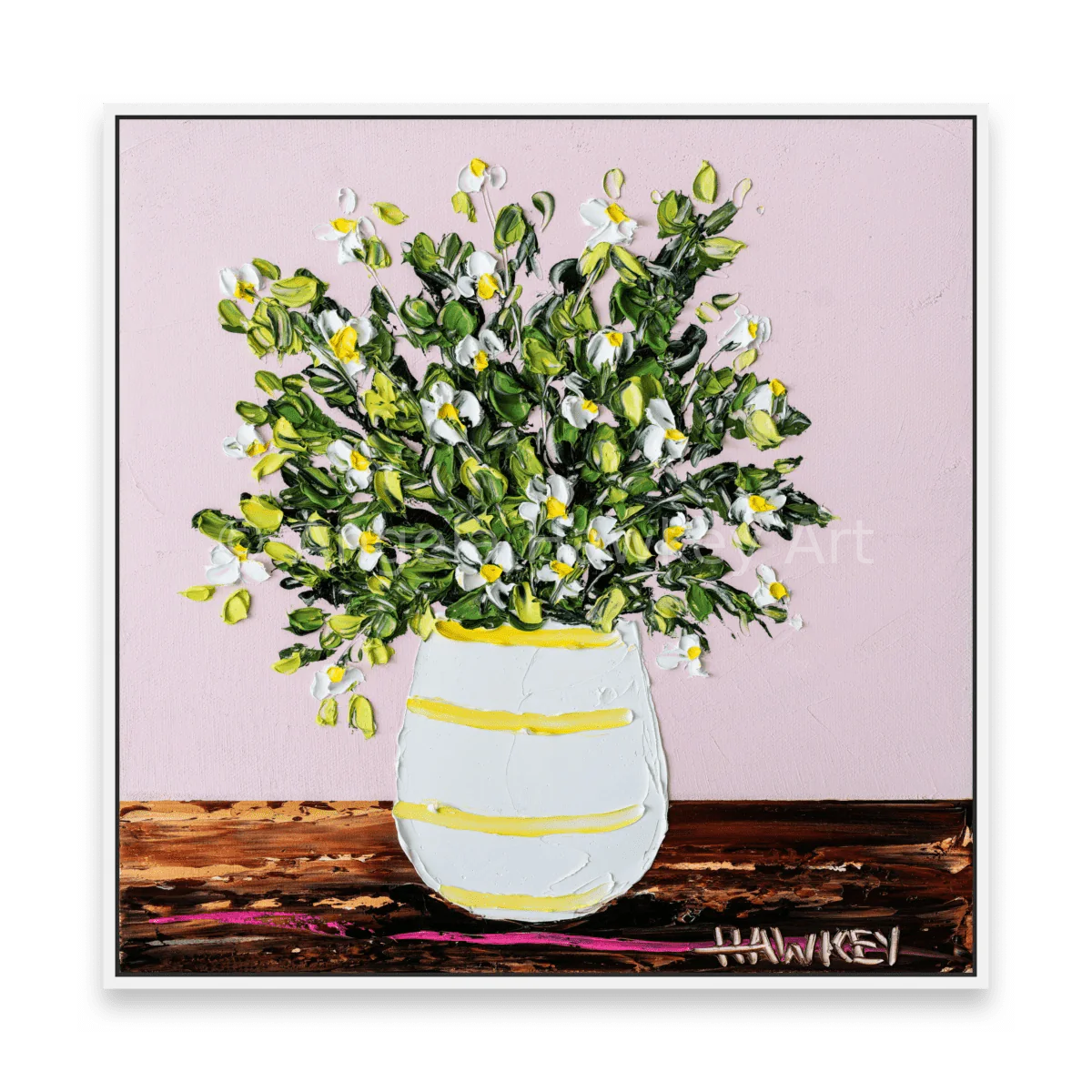 Daisies In A Vase 5 - Fine Art Print - Gold Coast Gallery Of ArtAngela Hawkey