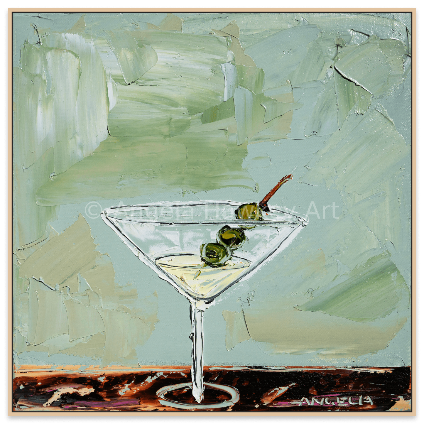 Date With A Martini - Fine Art Print - Gold Coast Gallery Of ArtAngela Hawkey