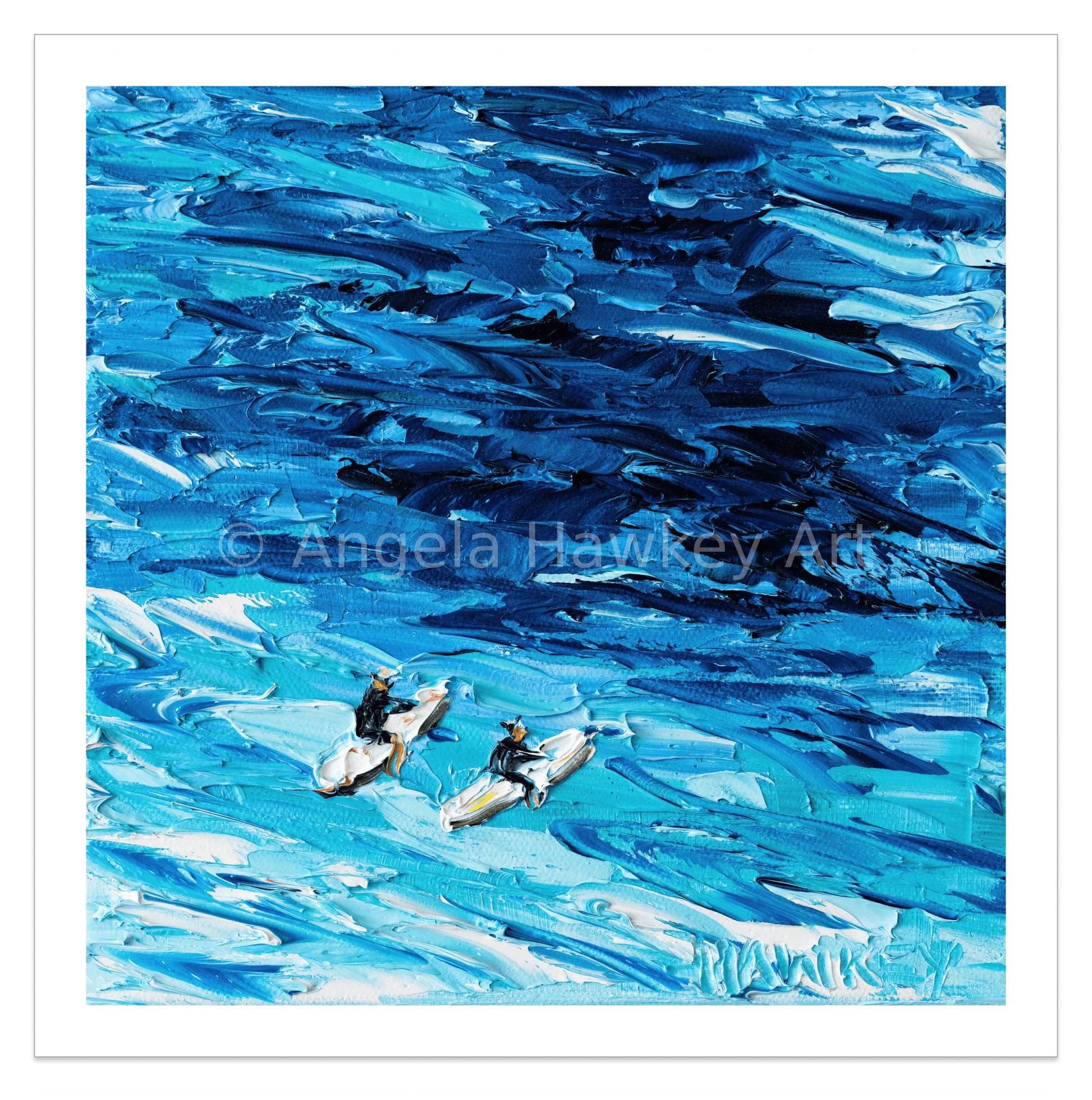 Deep Blue - Fine Art Print - Gold Coast Gallery Of ArtAngela Hawkey