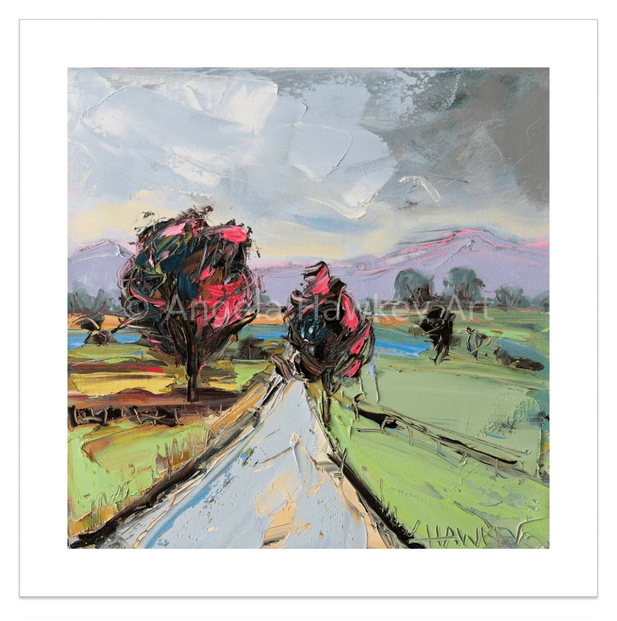 Down The Road - Fine Art Print - Gold Coast Gallery Of ArtAngela Hawkey