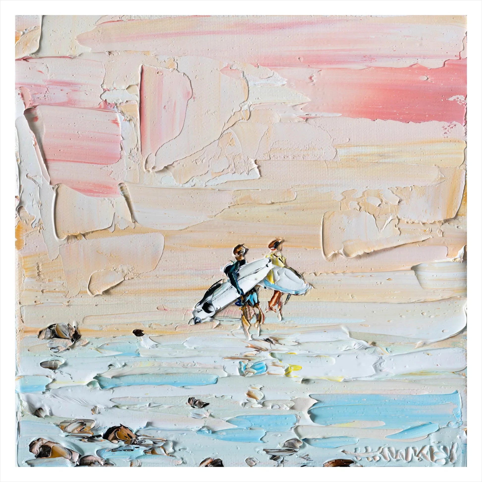 First Dip - Fine Art Print - Gold Coast Gallery Of ArtAngela Hawkey