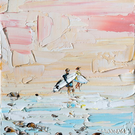 First Dip - Fine Art Print - Gold Coast Gallery Of ArtAngela Hawkey