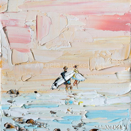First Dip - Fine Art Print - Gold Coast Gallery Of ArtAngela Hawkey