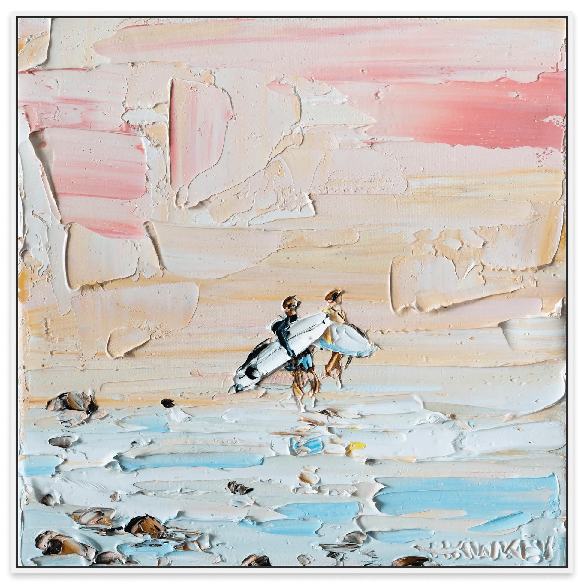 First Dip - Fine Art Print - Gold Coast Gallery Of ArtAngela Hawkey