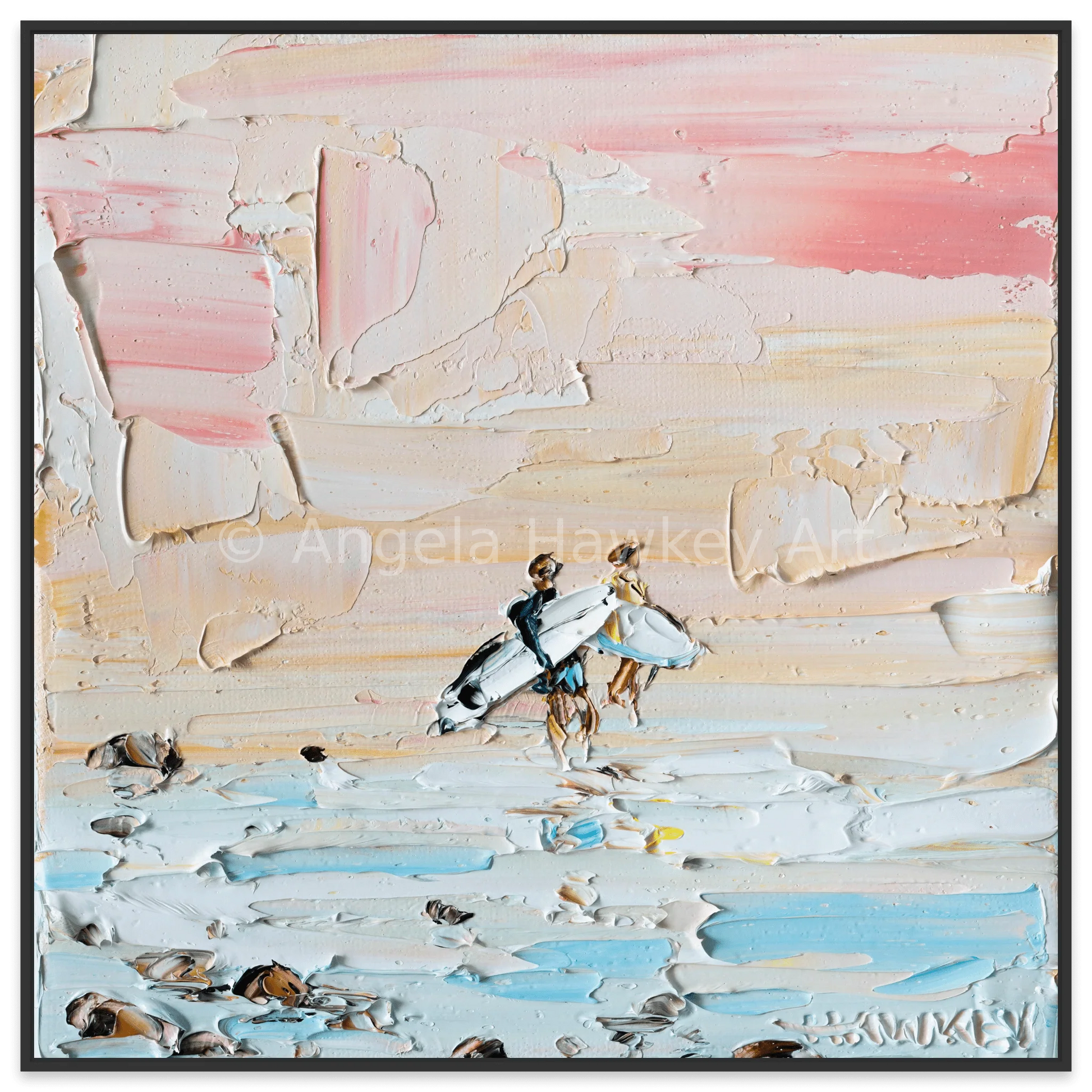 First Dip - Fine Art Print - Gold Coast Gallery Of ArtAngela Hawkey