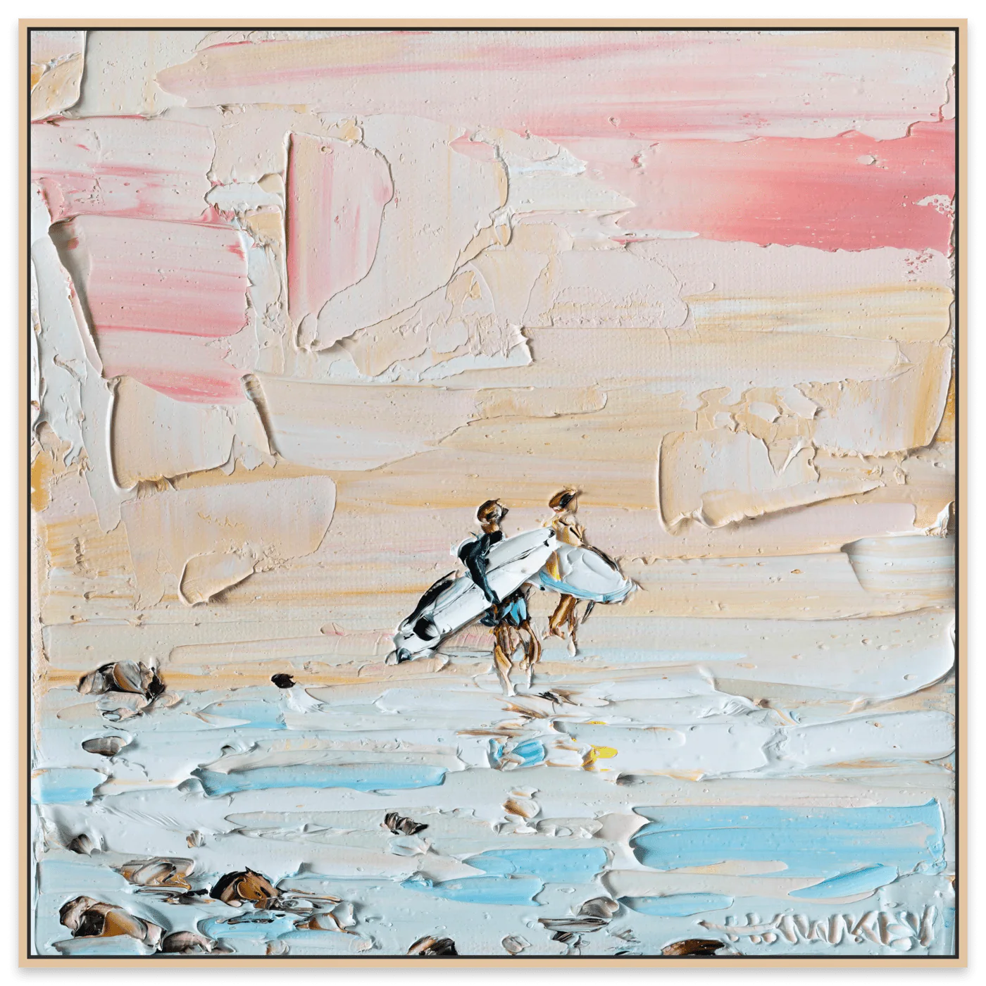 First Dip - Fine Art Print - Gold Coast Gallery Of ArtAngela Hawkey