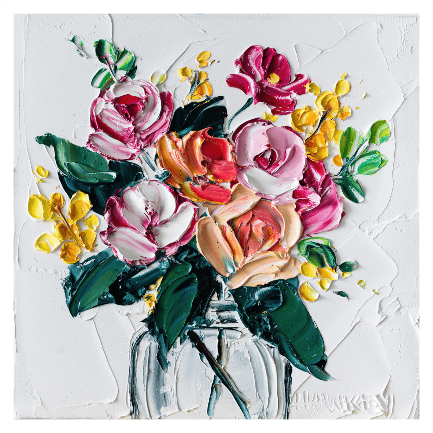 Flower Bunch - Fine Art Print - Gold Coast Gallery Of ArtAngela Hawkey