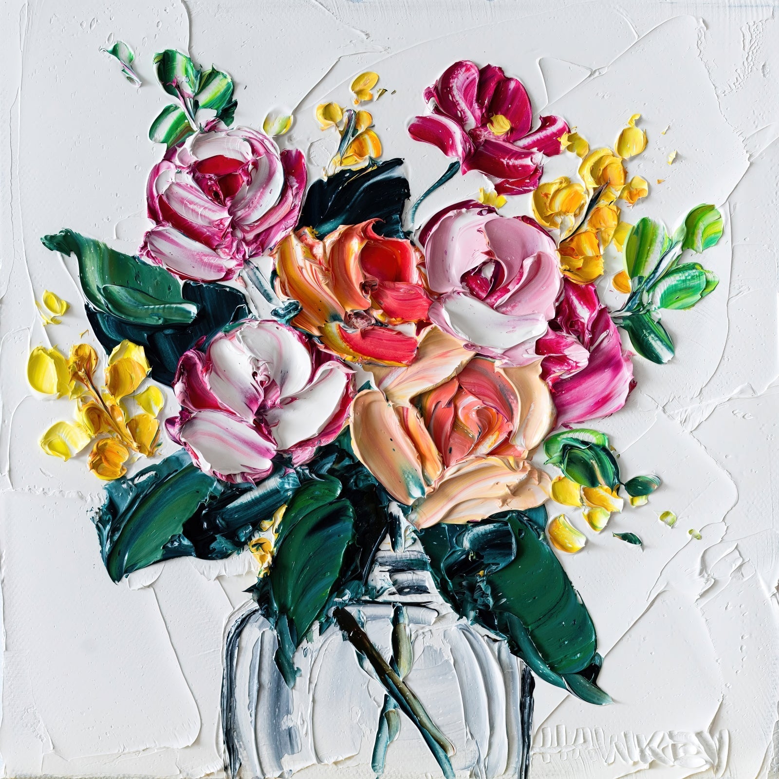 Flower Bunch - Fine Art Print - Gold Coast Gallery Of ArtAngela Hawkey