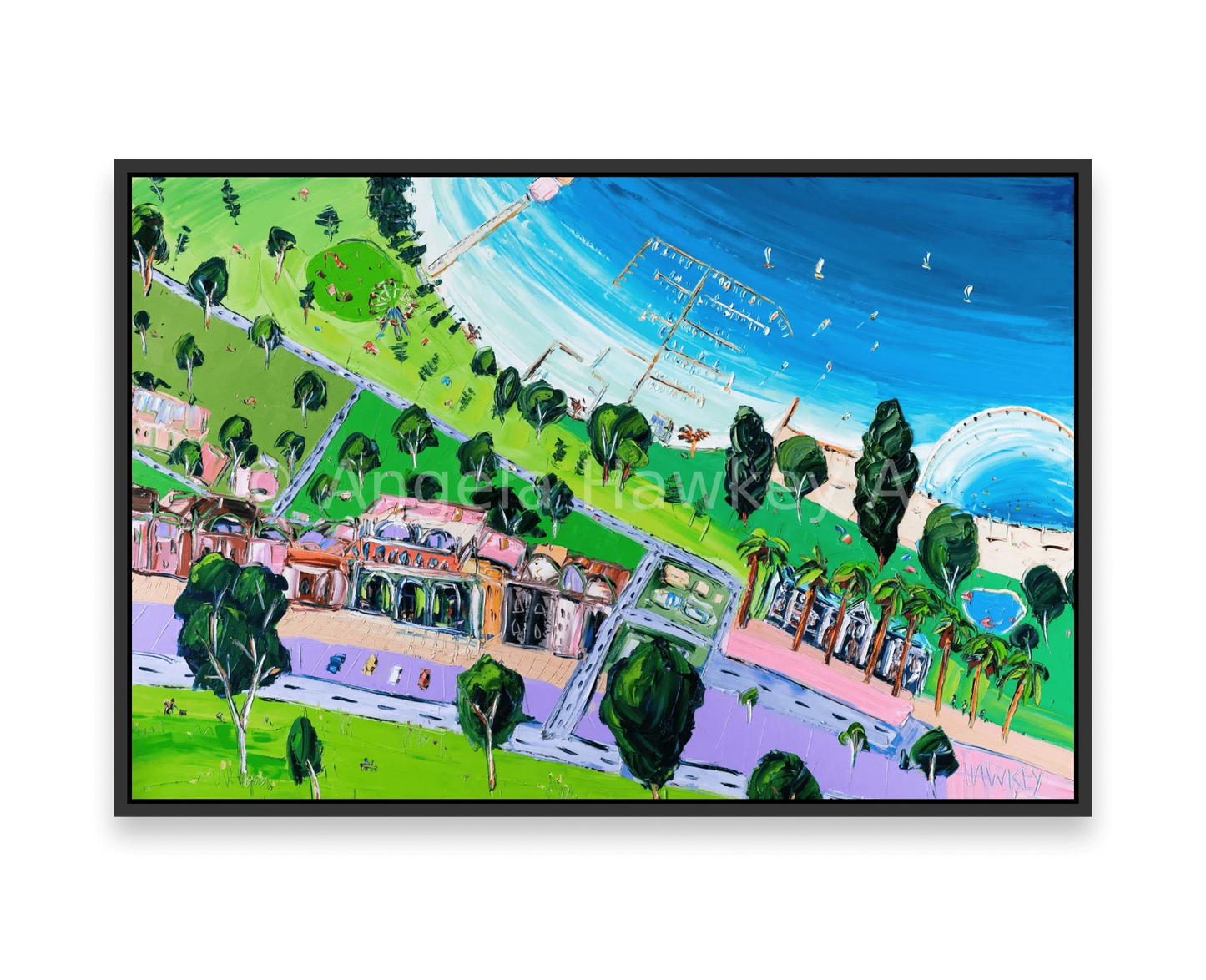 Geelong Waterfront - Fine Art Print - Gold Coast Gallery Of ArtAngela Hawkey