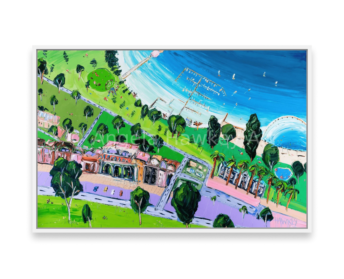Geelong Waterfront - Fine Art Print - Gold Coast Gallery Of ArtAngela Hawkey