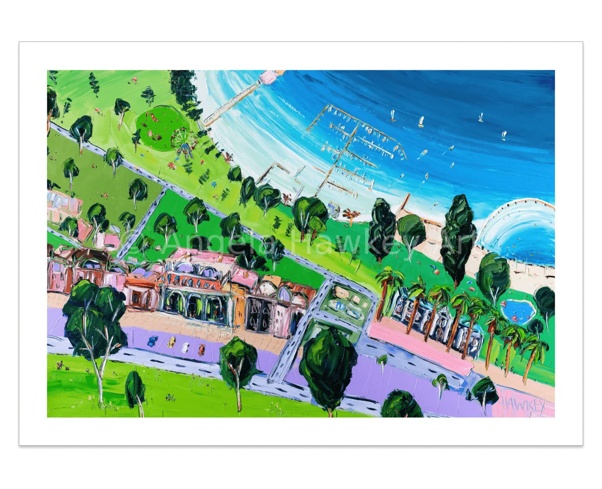 Geelong Waterfront - Fine Art Print - Gold Coast Gallery Of ArtAngela Hawkey