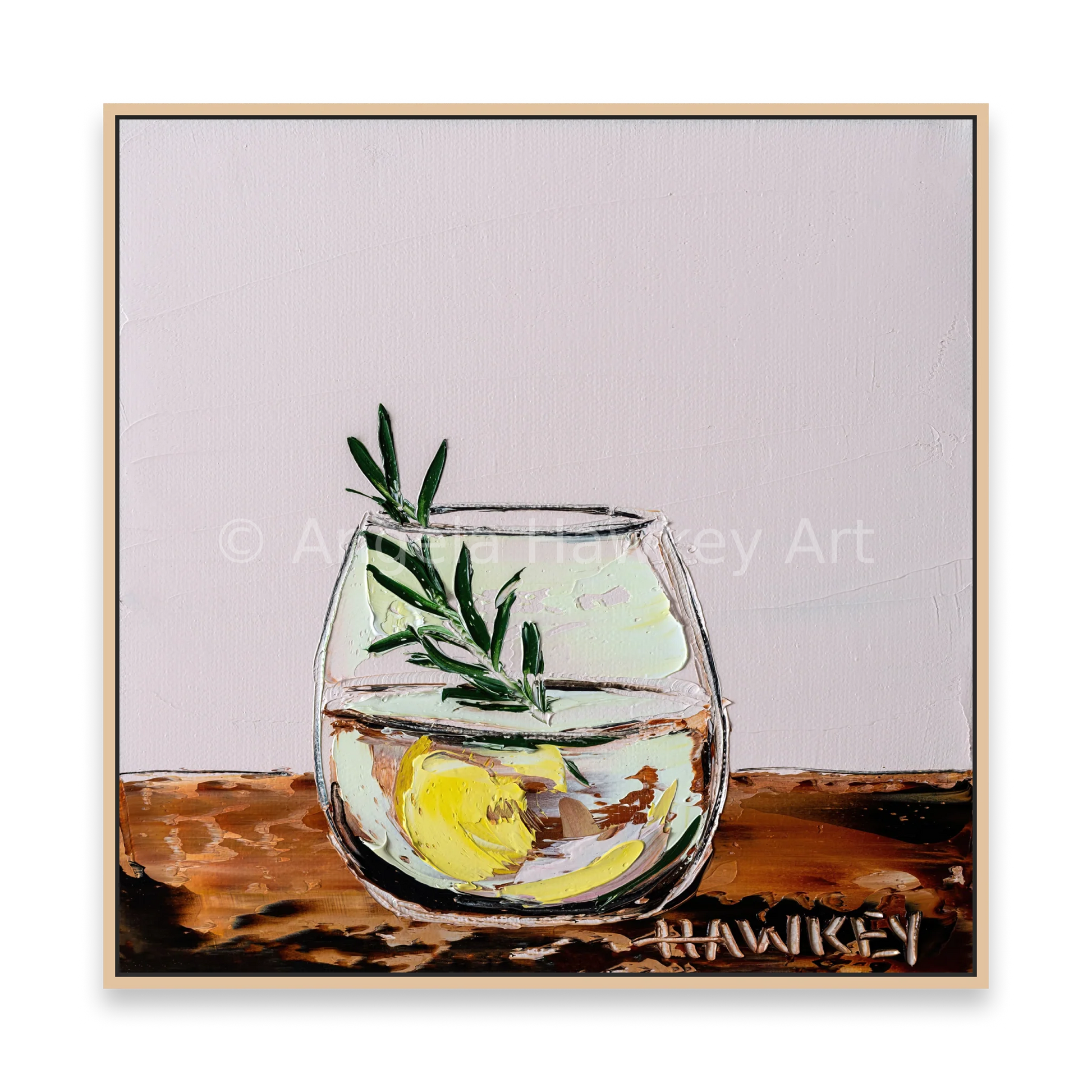 Gin And Tonic 13 - Fine Art Print - Gold Coast Gallery Of ArtAngela Hawkey