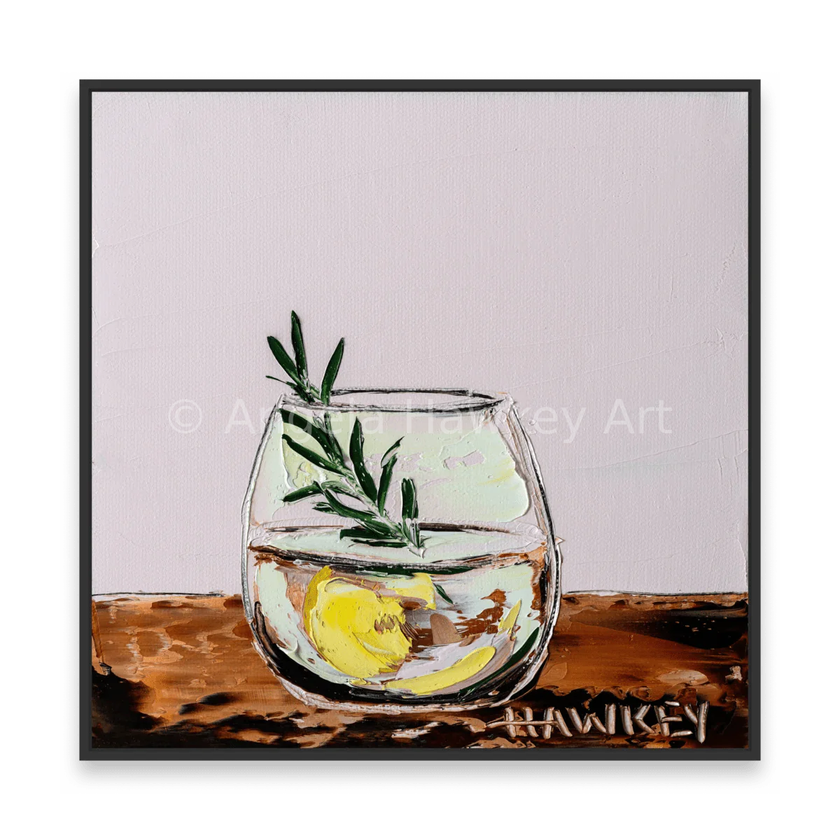 Gin And Tonic 13 - Fine Art Print - Gold Coast Gallery Of ArtAngela Hawkey