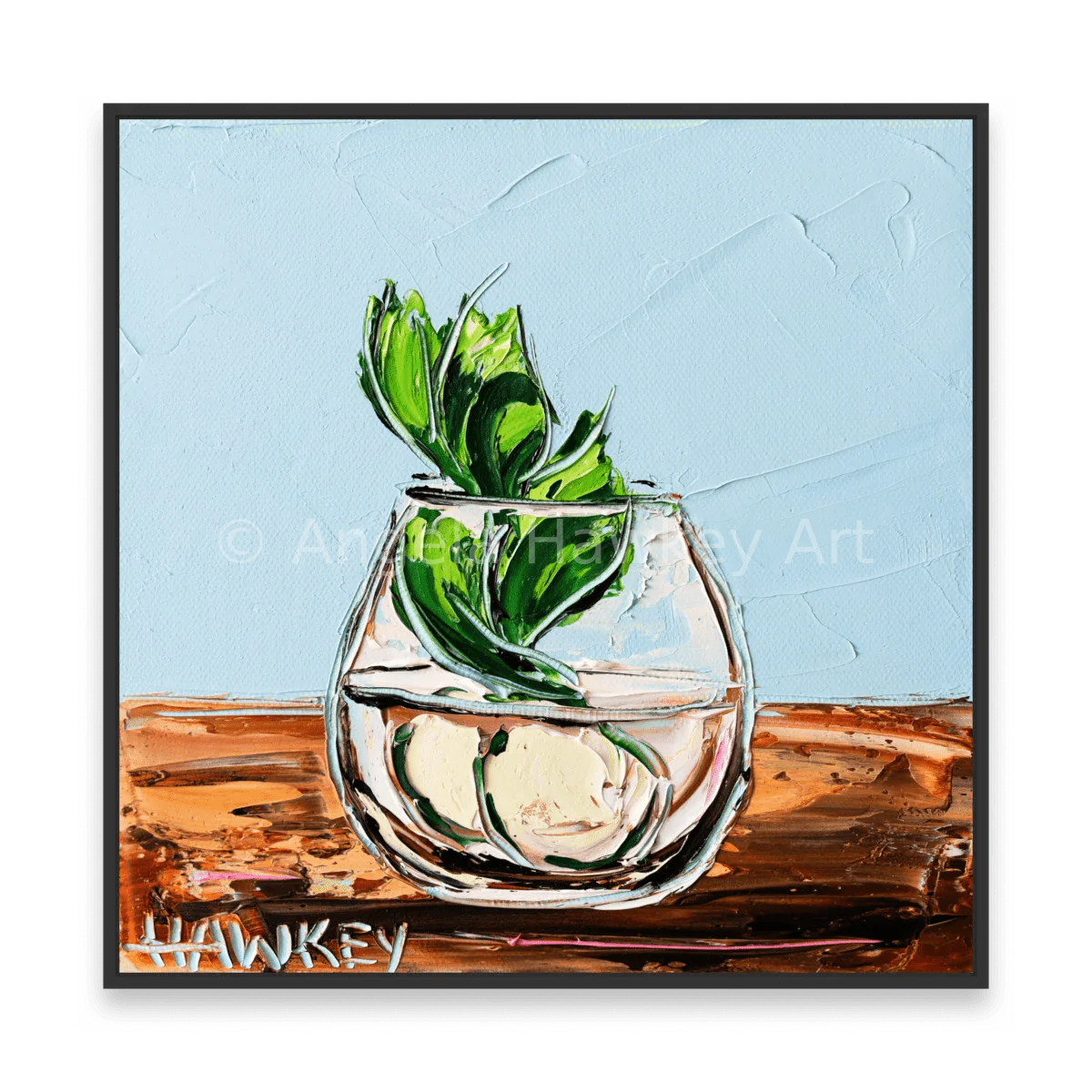 Gin And Tonic With Mint And Cucumber 2 - Fine Art Print - Gold Coast Gallery Of ArtAngela Hawkey