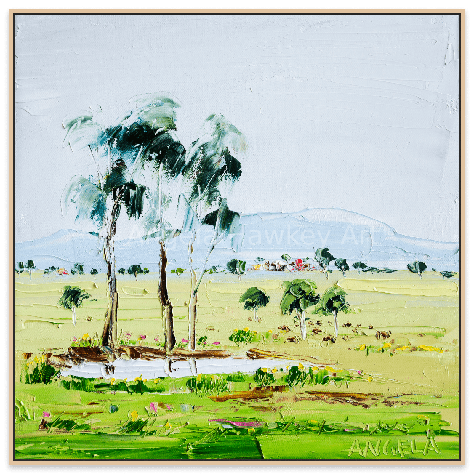 Green Days - Fine Art Print - Gold Coast Gallery Of ArtAngela Hawkey