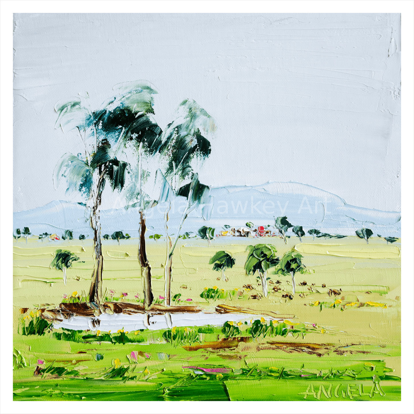 Green Days - Fine Art Print - Gold Coast Gallery Of ArtAngela Hawkey