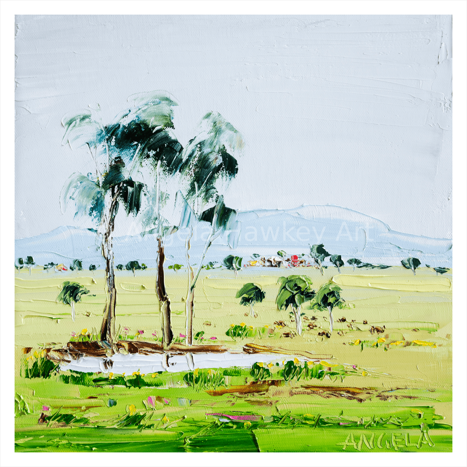 Green Days - Fine Art Print - Gold Coast Gallery Of ArtAngela Hawkey