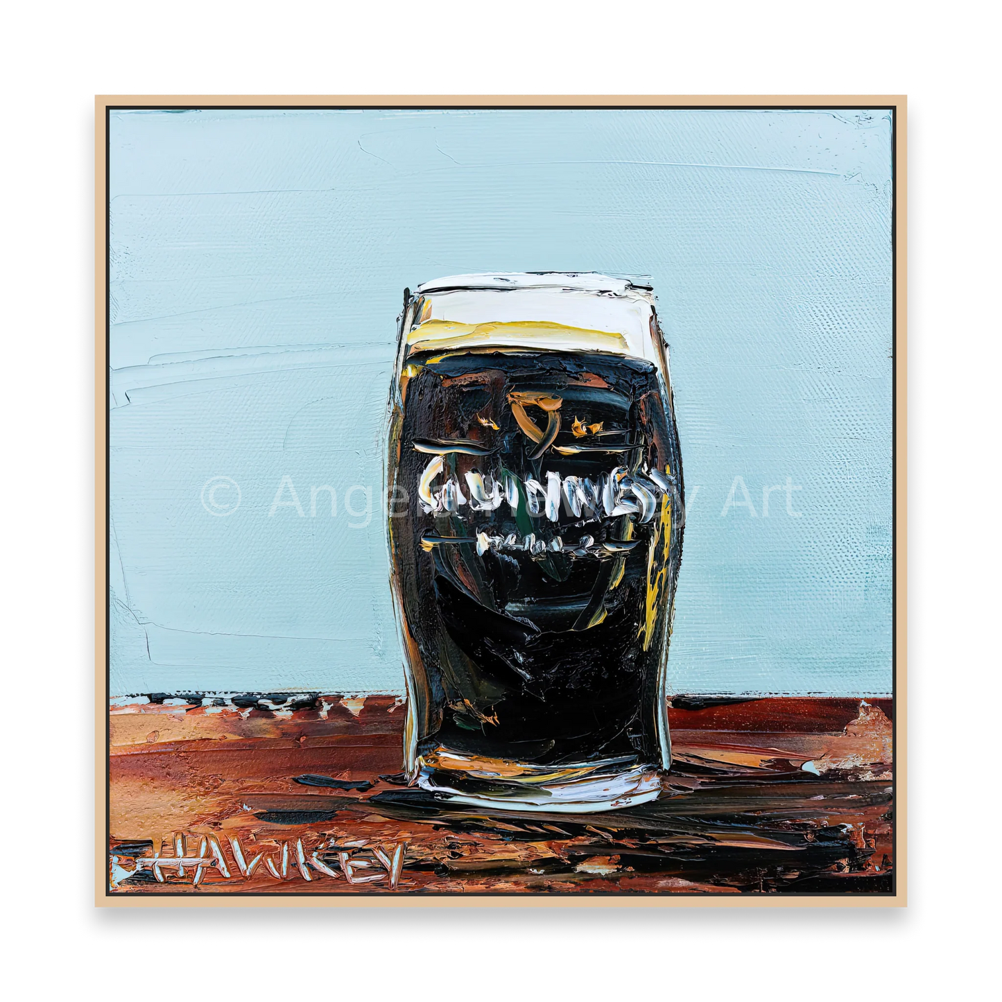 Guinness 2 - Fine Art Print - Gold Coast Gallery Of ArtAngela Hawkey