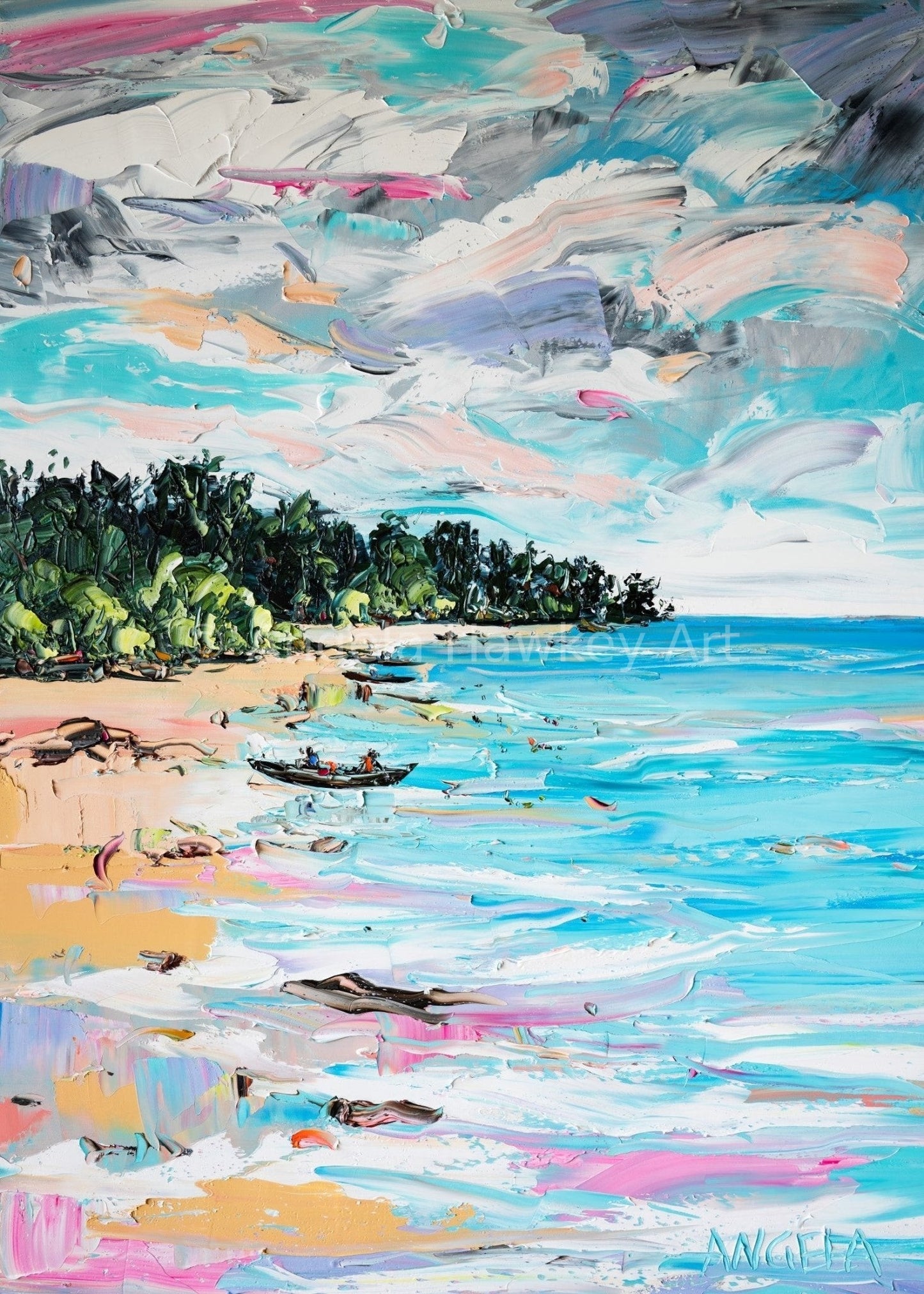 Kiriwina - Fine Art Print - Gold Coast Gallery Of ArtAngela Hawkey