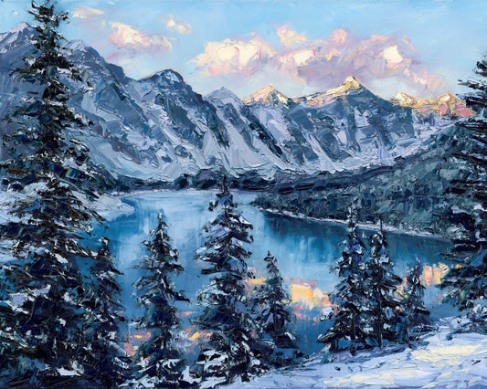 Lake Moraine - Fine Art Print - Gold Coast Gallery Of ArtAngela Hawkey