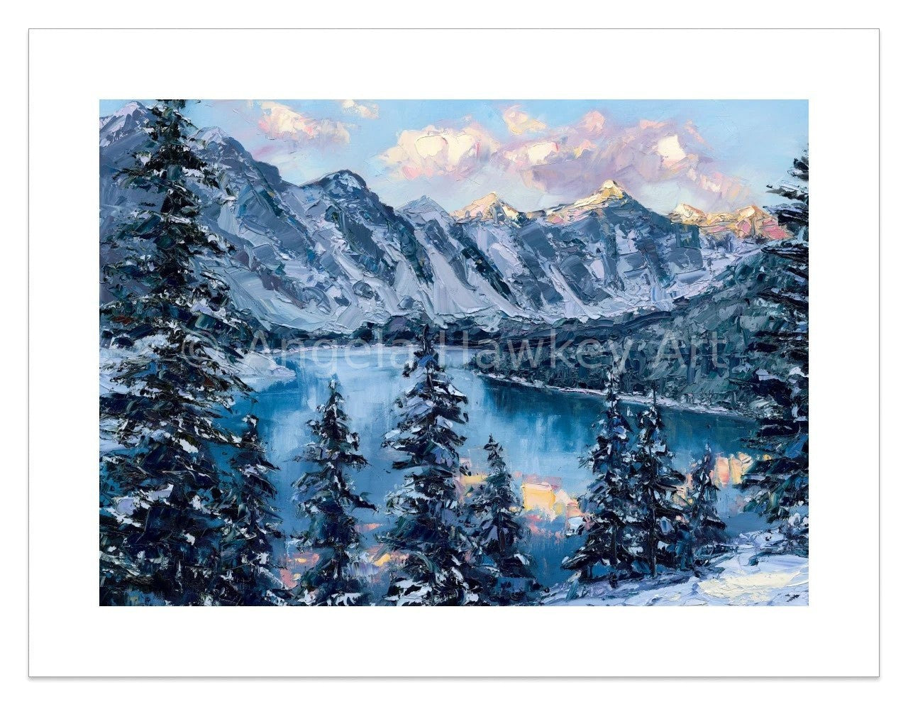 Lake Moraine - Fine Art Print - Gold Coast Gallery Of ArtAngela Hawkey