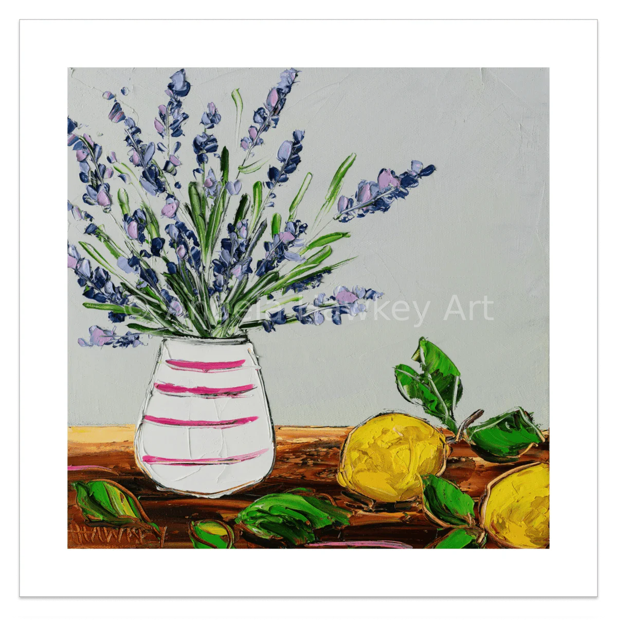 Lavender And Lemons - Fine Art Print - Gold Coast Gallery Of ArtAngela Hawkey