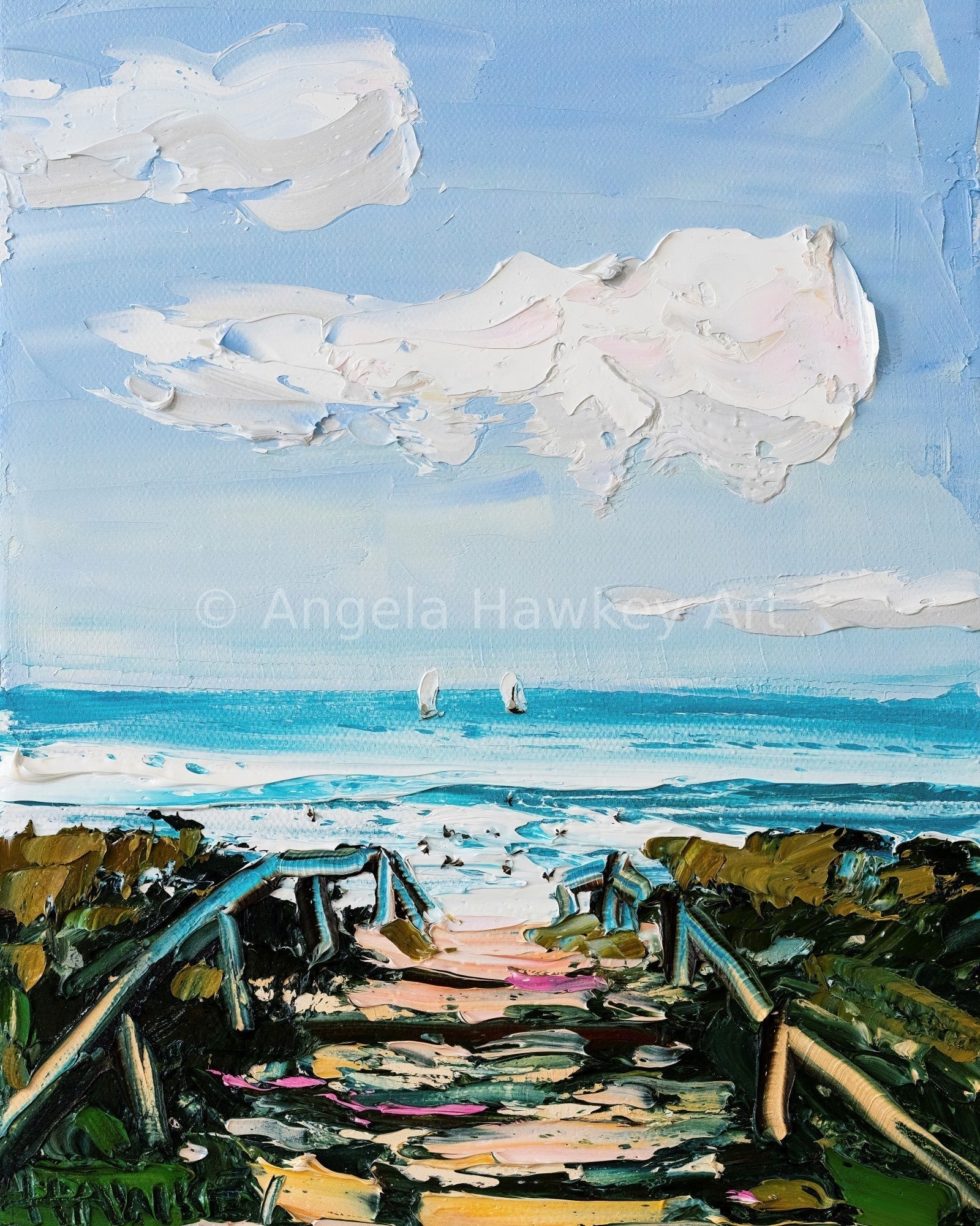 Long Days - Fine Art Print - Gold Coast Gallery Of ArtAngela Hawkey
