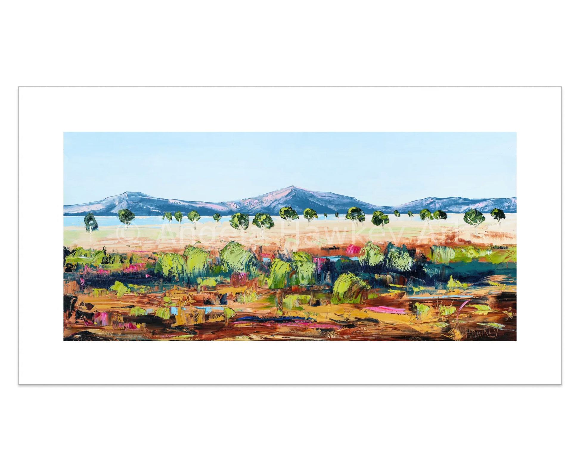 Macedon Ranges - Fine Art Print - Gold Coast Gallery Of ArtAngela Hawkey
