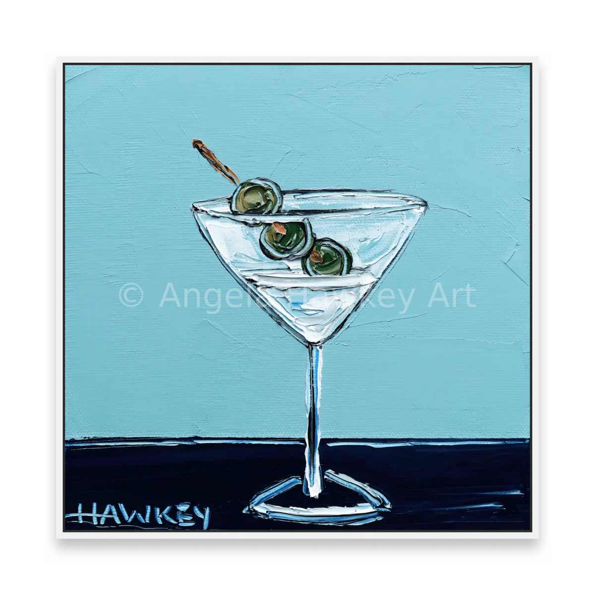 Martini 2 - Fine Art Print - Gold Coast Gallery Of ArtAngela Hawkey