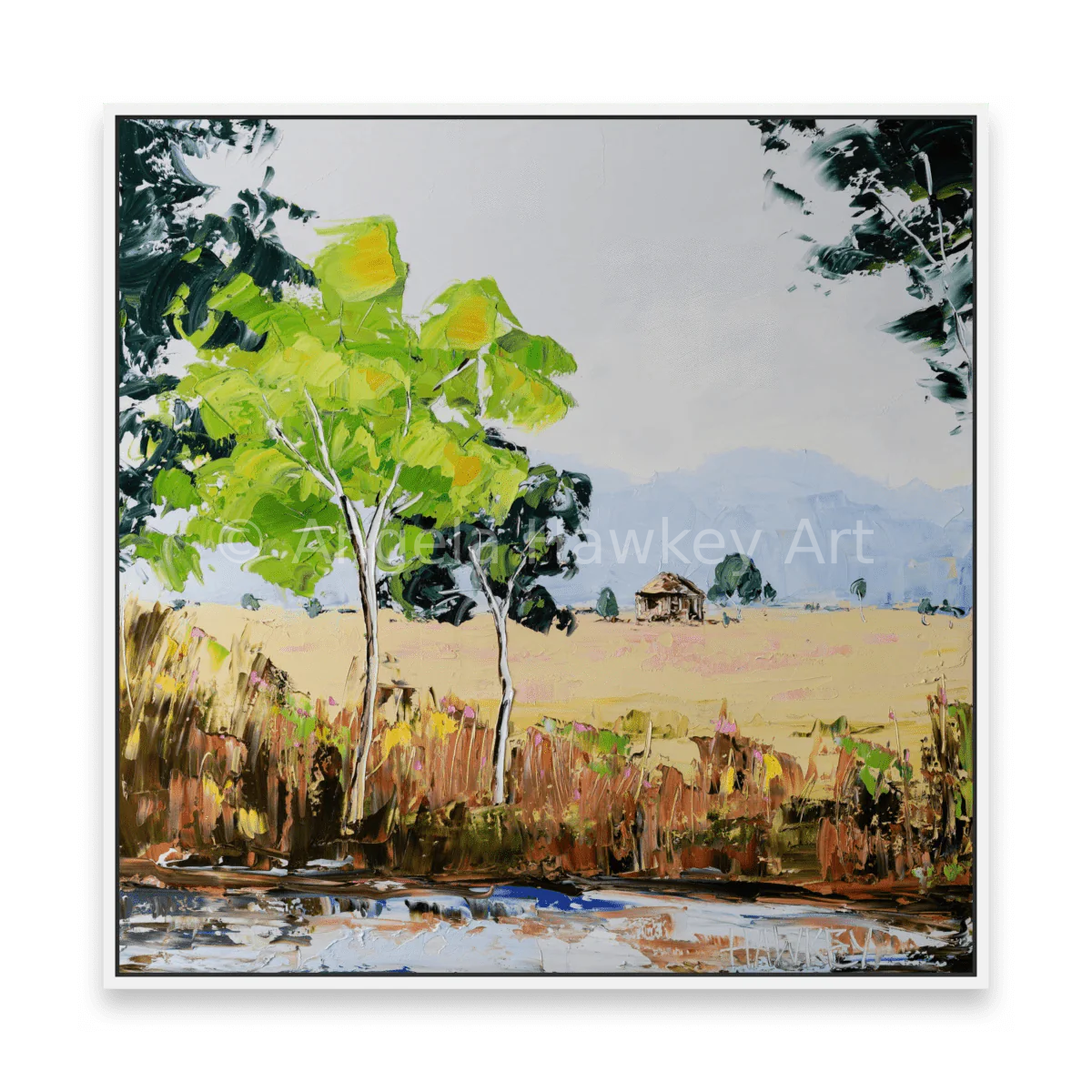 Meeting Place 2 - Fine Art Print - Gold Coast Gallery Of ArtAngela Hawkey