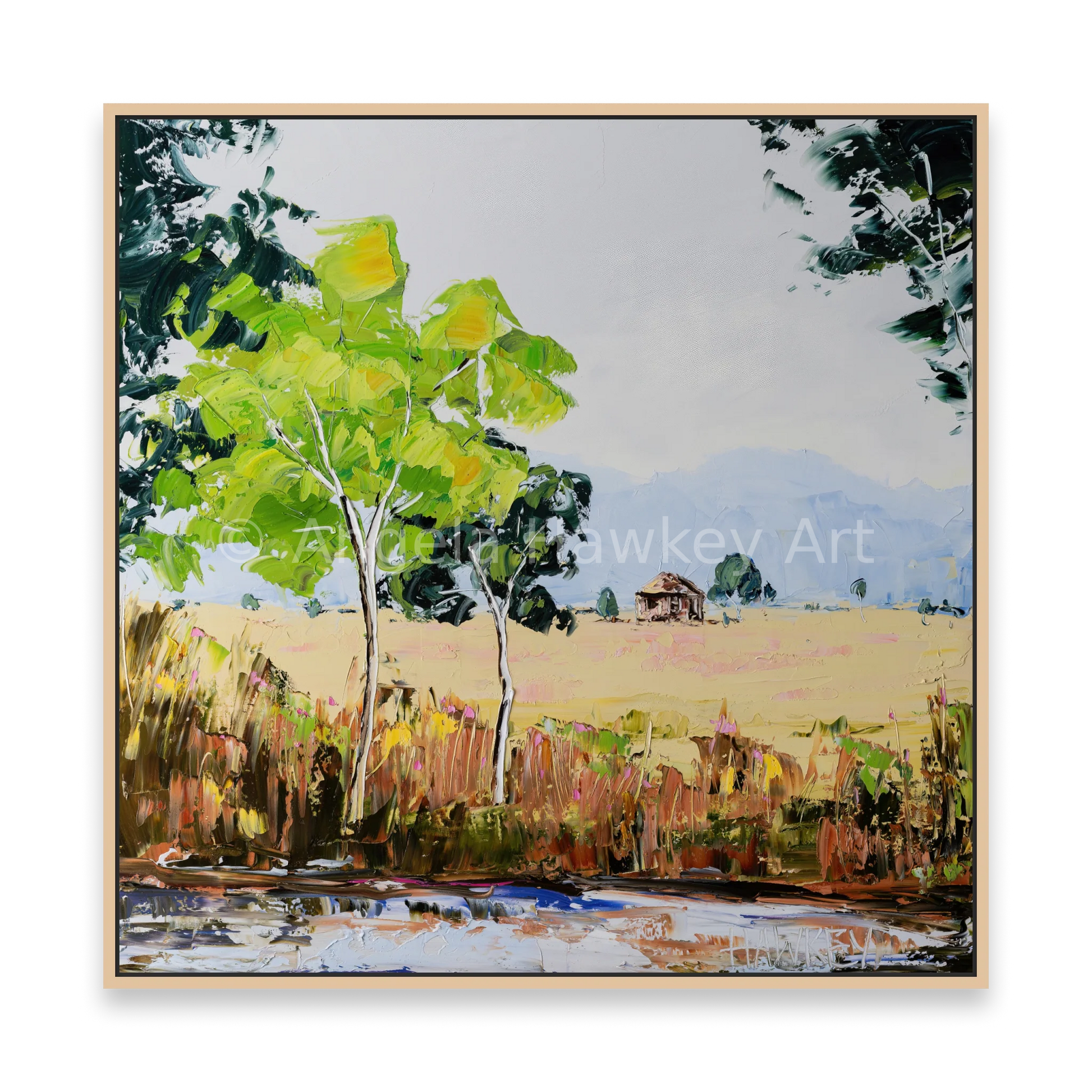 Meeting Place 2 - Fine Art Print - Gold Coast Gallery Of ArtAngela Hawkey