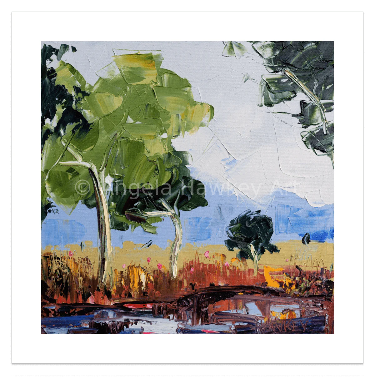 Meeting Place - Fine Art Print - Gold Coast Gallery Of ArtAngela Hawkey