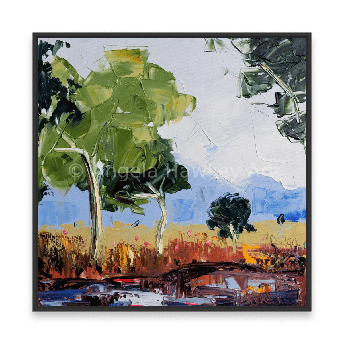 Meeting Place - Fine Art Print - Gold Coast Gallery Of ArtAngela Hawkey