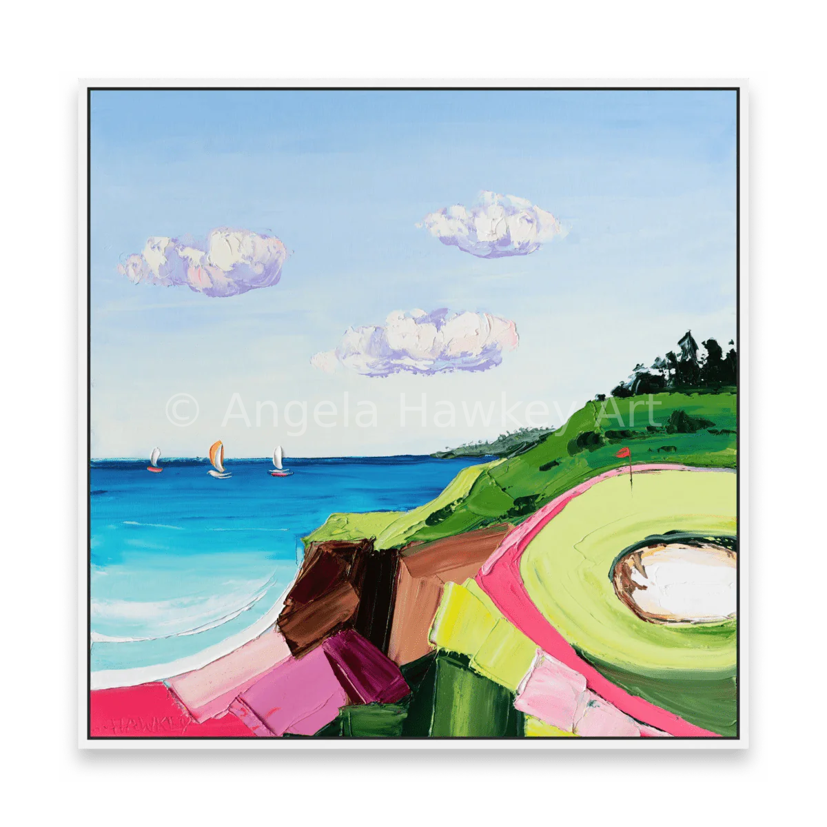 Mid Ocean Club - Fine Art Print - Gold Coast Gallery Of ArtAngela Hawkey