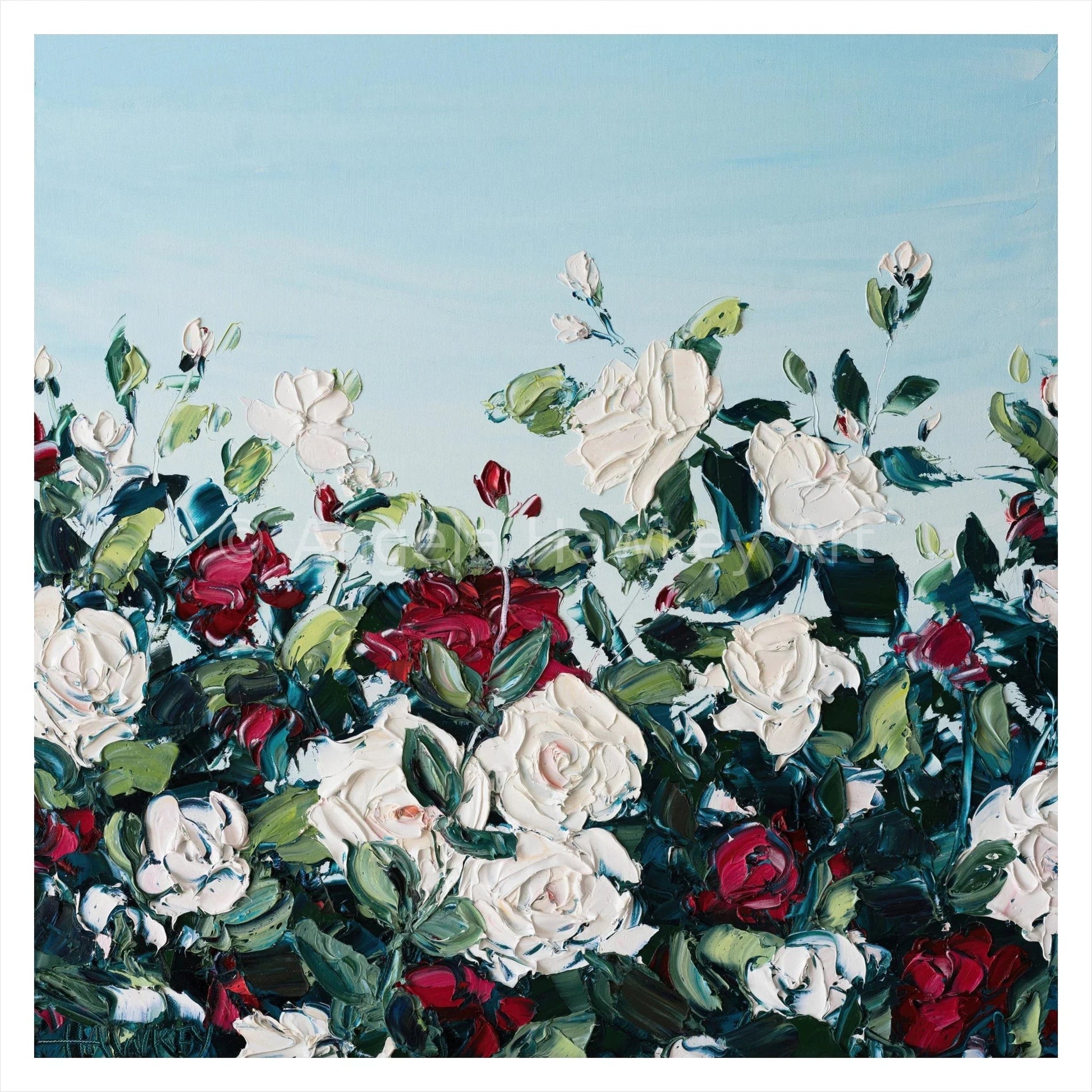 Mum's Roses - Fine Art Print - Gold Coast Gallery Of ArtAngela Hawkey
