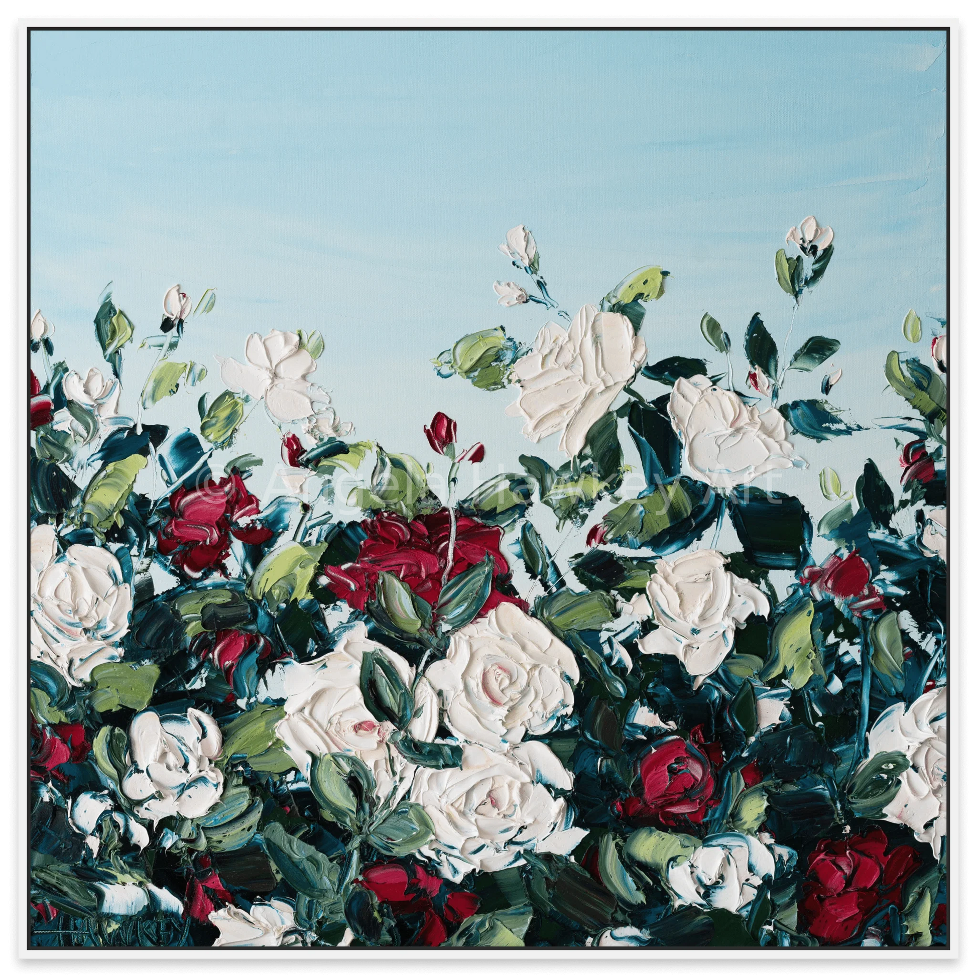 Mum's Roses - Fine Art Print - Gold Coast Gallery Of ArtAngela Hawkey