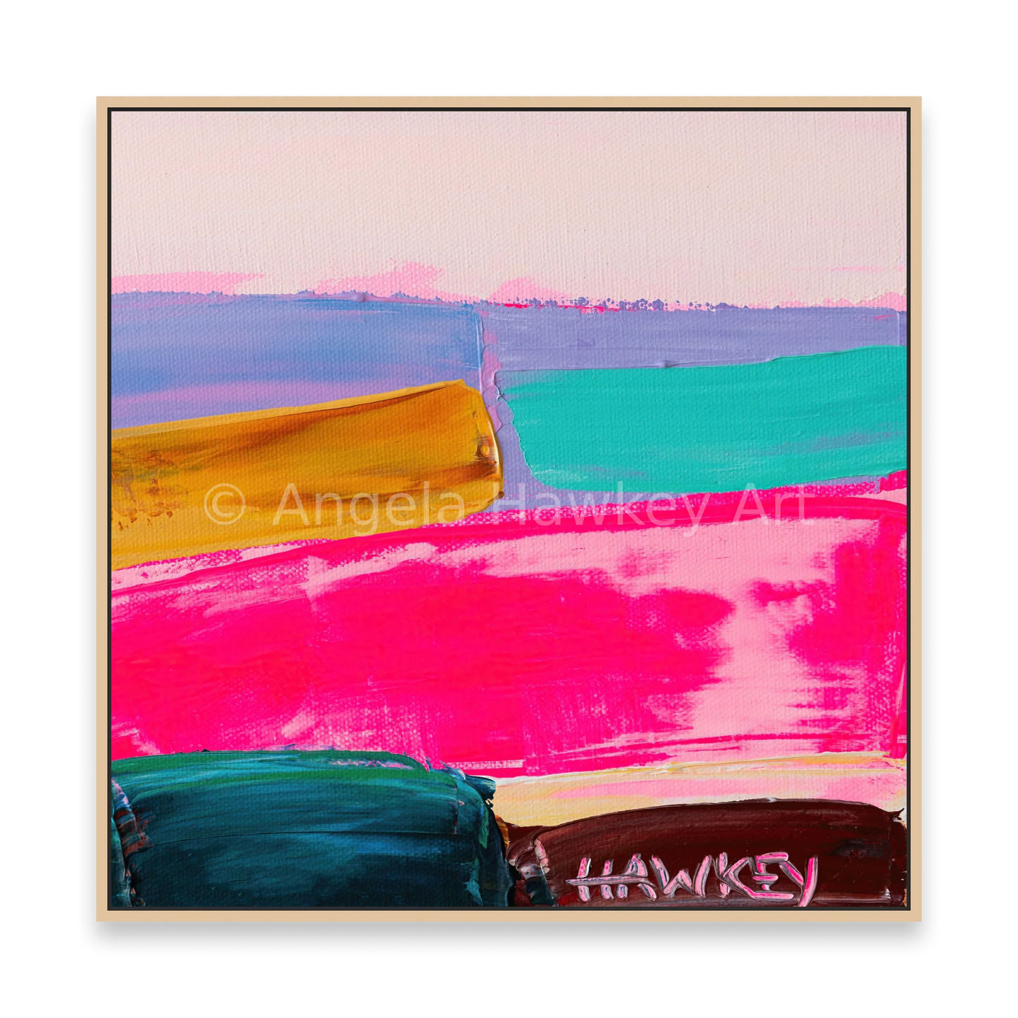 Neon Sands 2 - Fine Art Print - Gold Coast Gallery Of ArtAngela Hawkey