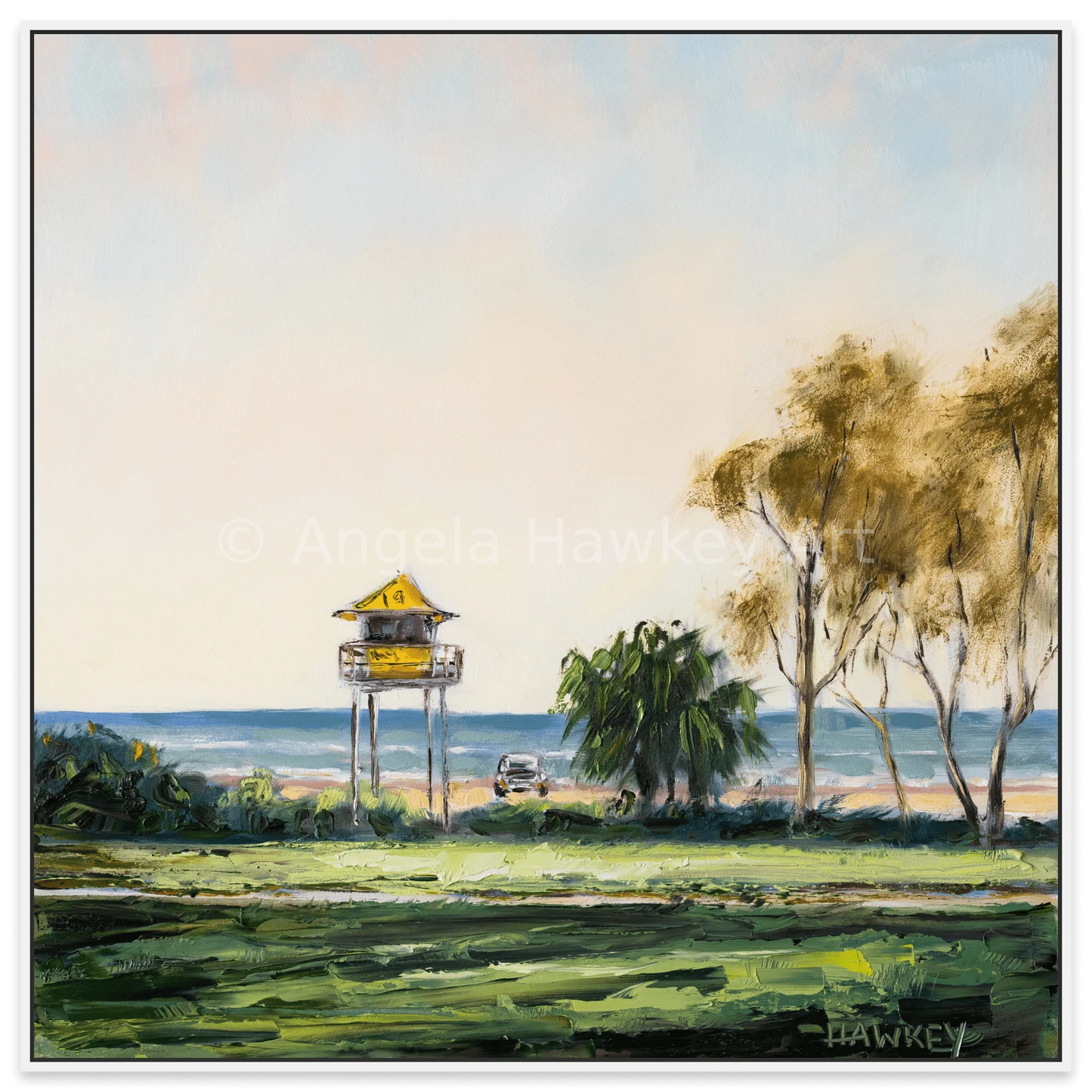North Burleigh Beach - Fine Art Print - Gold Coast Gallery Of ArtAngela Hawkey