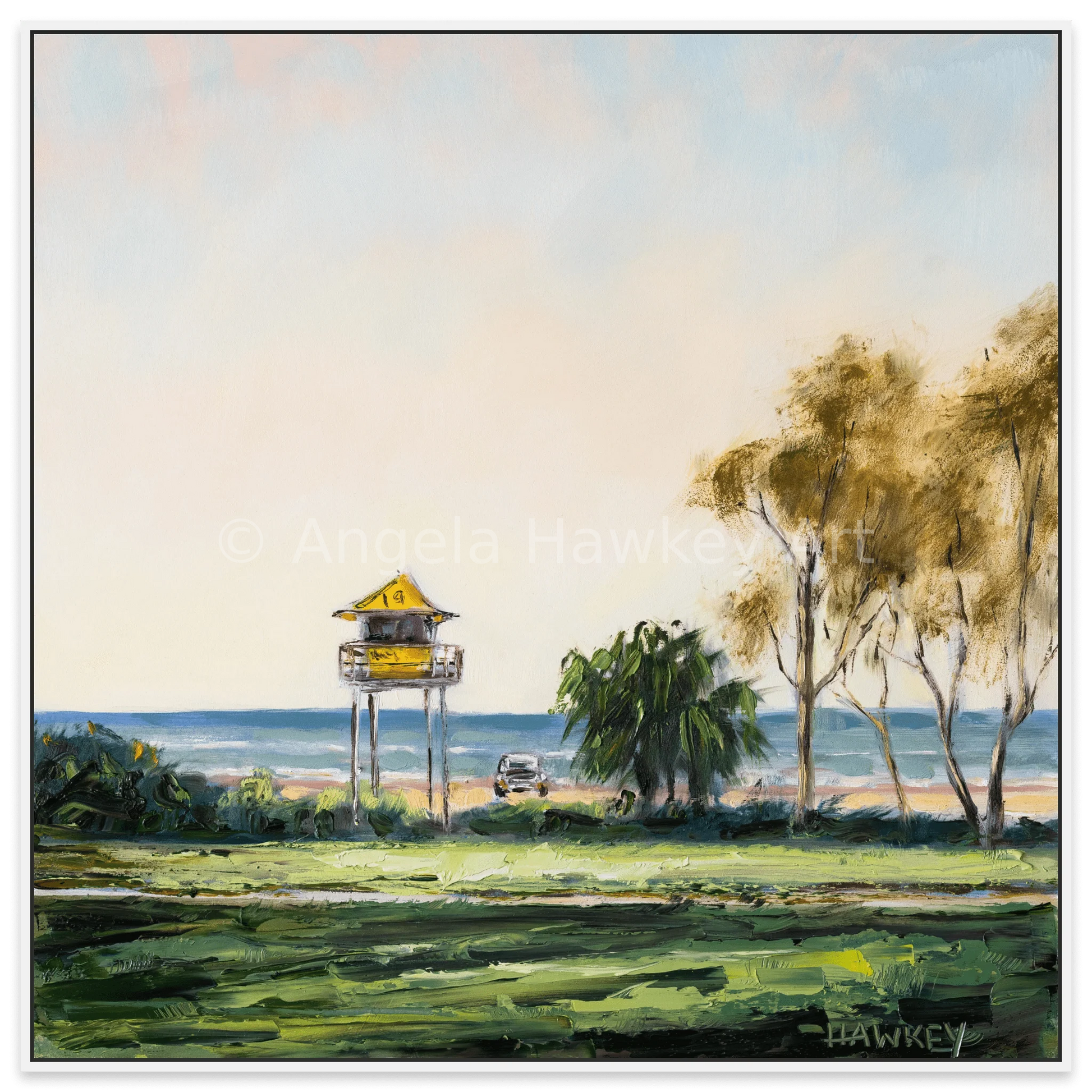 North Burleigh Beach - Fine Art Print - Gold Coast Gallery Of ArtAngela Hawkey