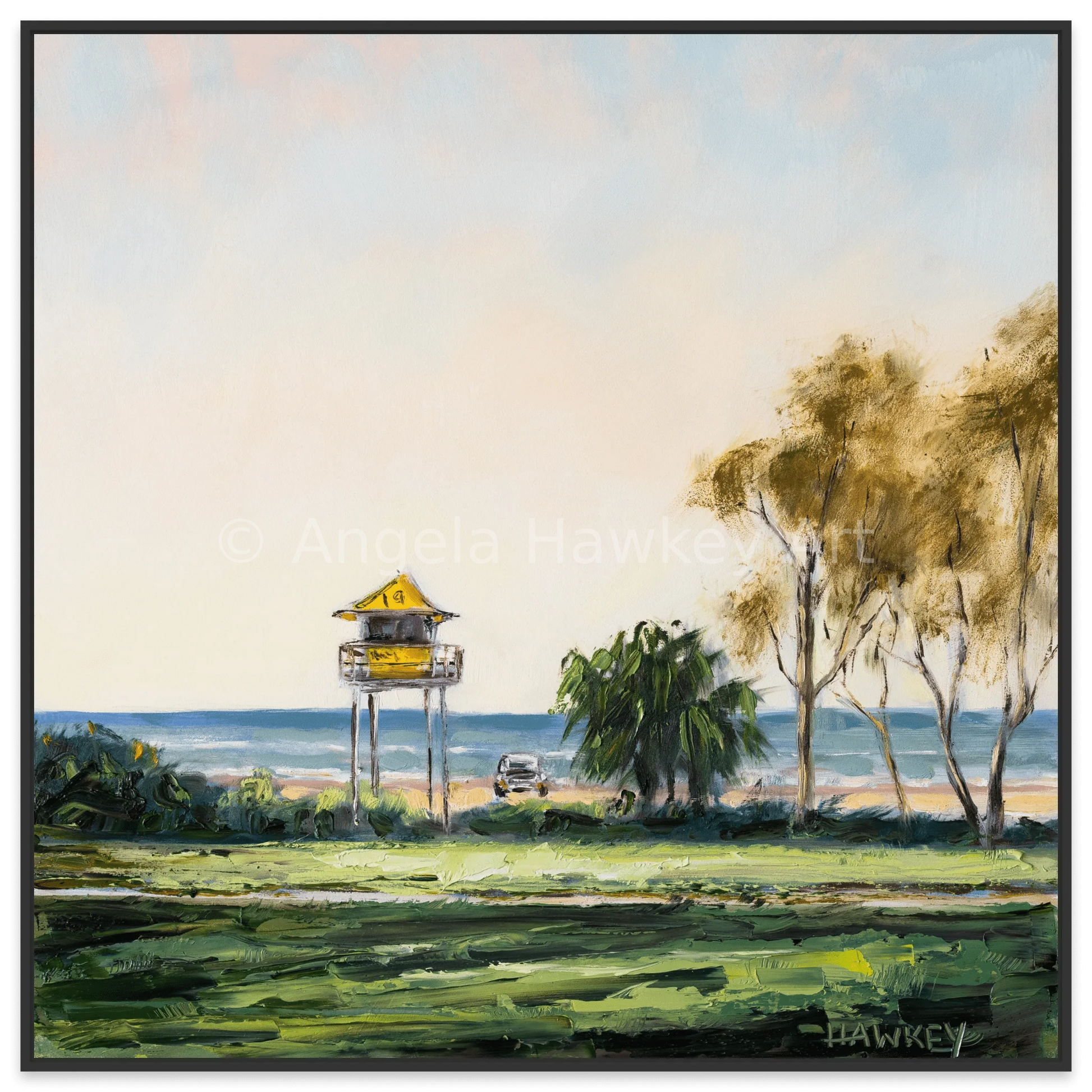 North Burleigh Beach - Fine Art Print - Gold Coast Gallery Of ArtAngela Hawkey