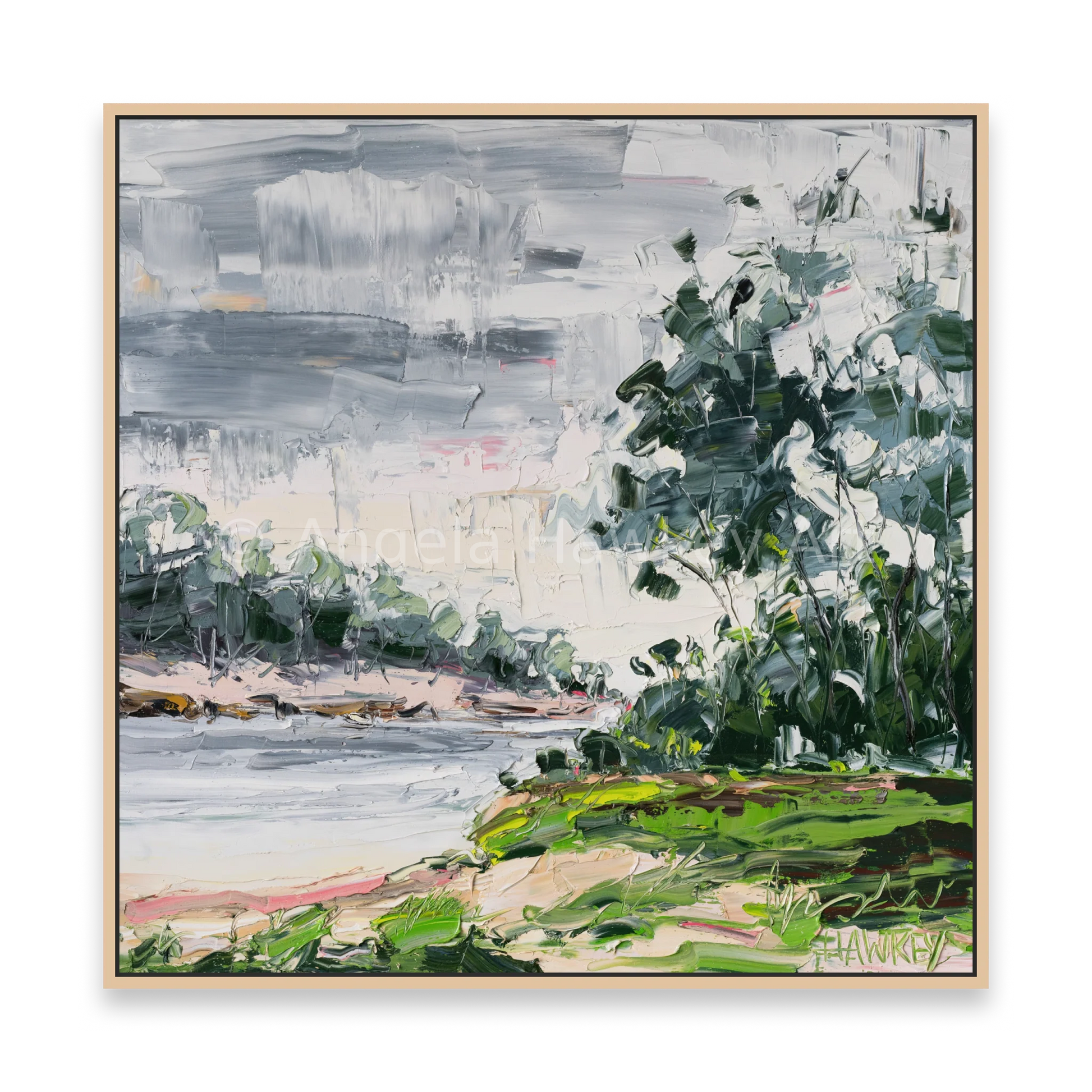 Ocean Rain - Fine Art Print - Gold Coast Gallery Of ArtAngela Hawkey