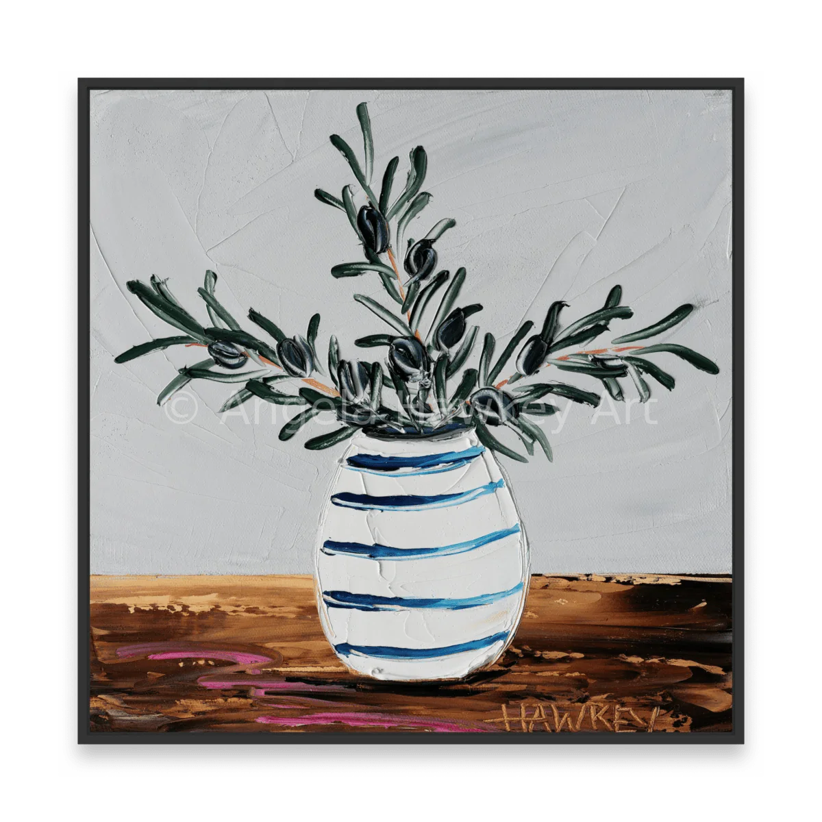 Olive Branches 15 - Fine Art Print - Gold Coast Gallery Of ArtAngela Hawkey