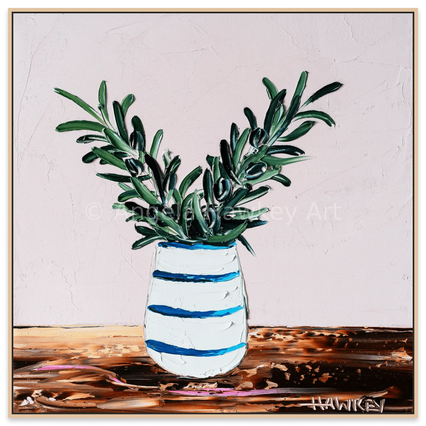 Olive Branches 17 - Fine Art Print - Gold Coast Gallery Of ArtAngela Hawkey