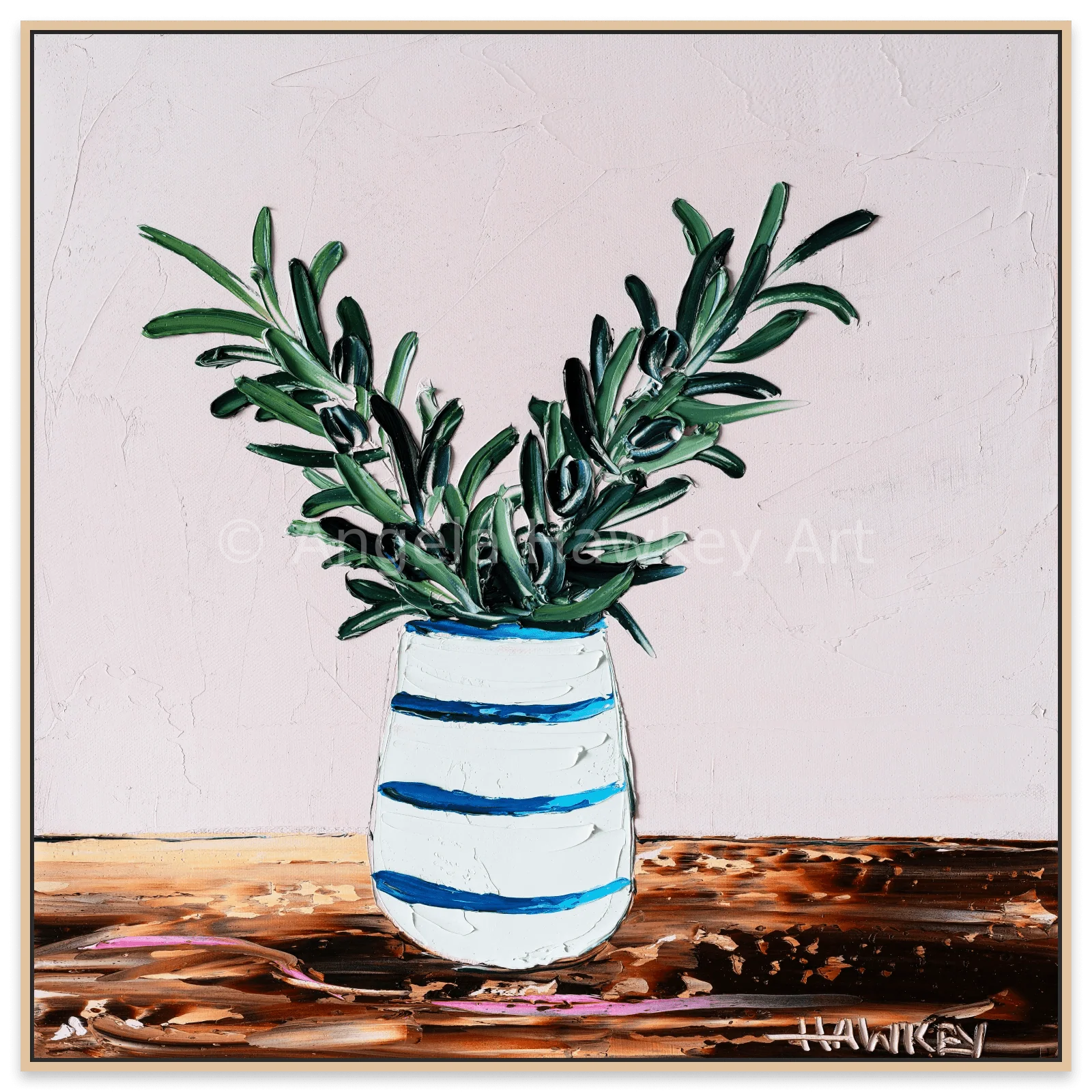 Olive Branches 17 - Fine Art Print - Gold Coast Gallery Of ArtAngela Hawkey
