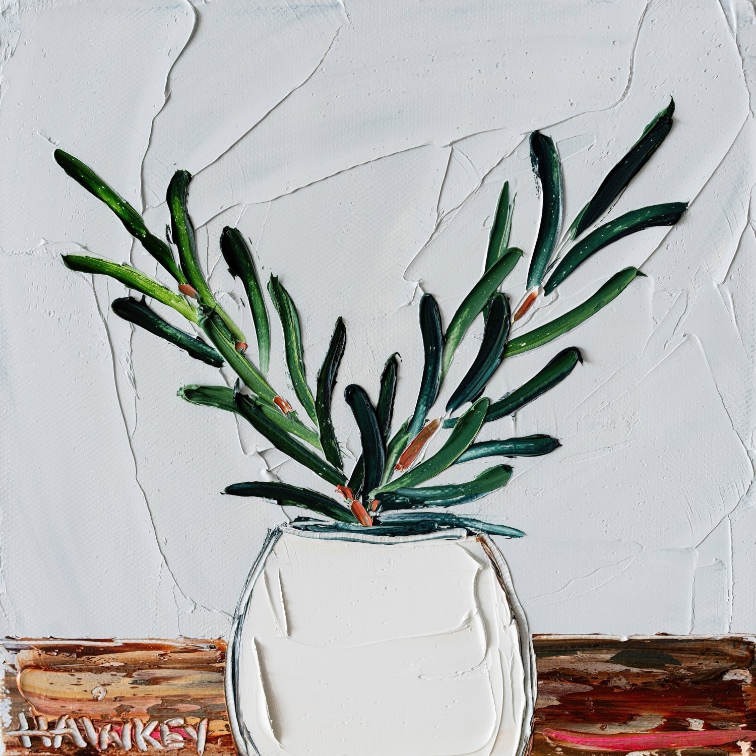 Olive Twigs 2 - Fine Art Print - Gold Coast Gallery Of ArtAngela Hawkey